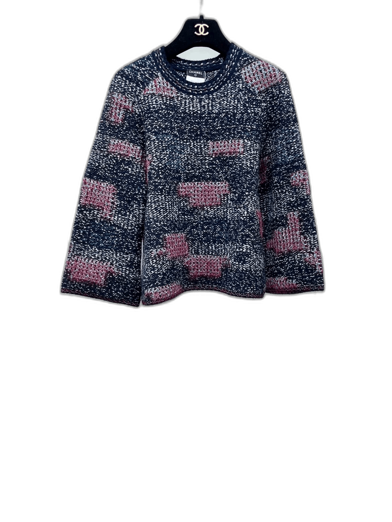 Chanel Chanel Color Block Knit Sweater -2505 Size US S / EU 44-46 / 1 - 1 Thumbnail