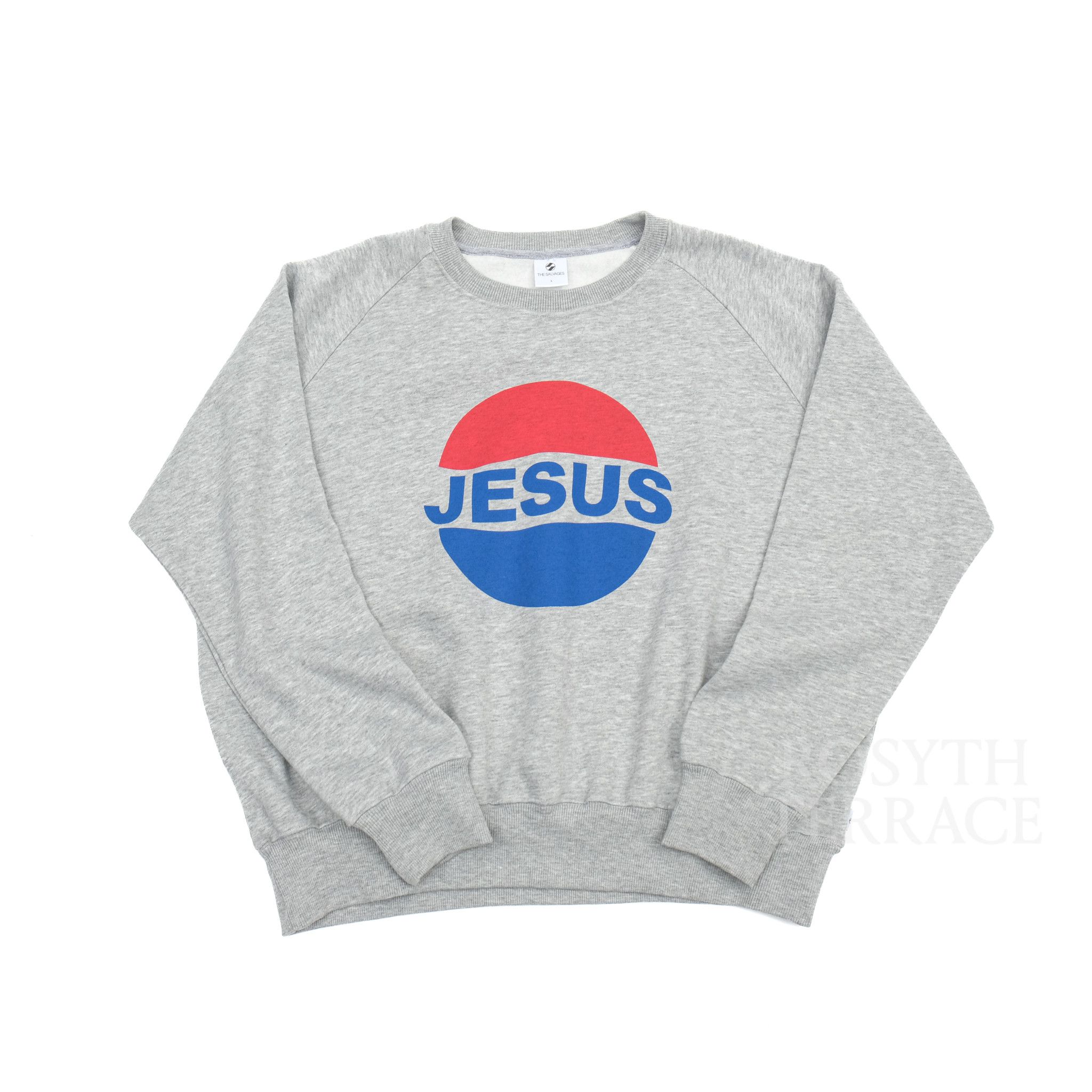 The Salvages 【THE SALVAGES x Douglas Hart / JESUS CREW SWEAT / SIZE L】 Size US L / EU 52-54 / 3 - 1 Thumbnail