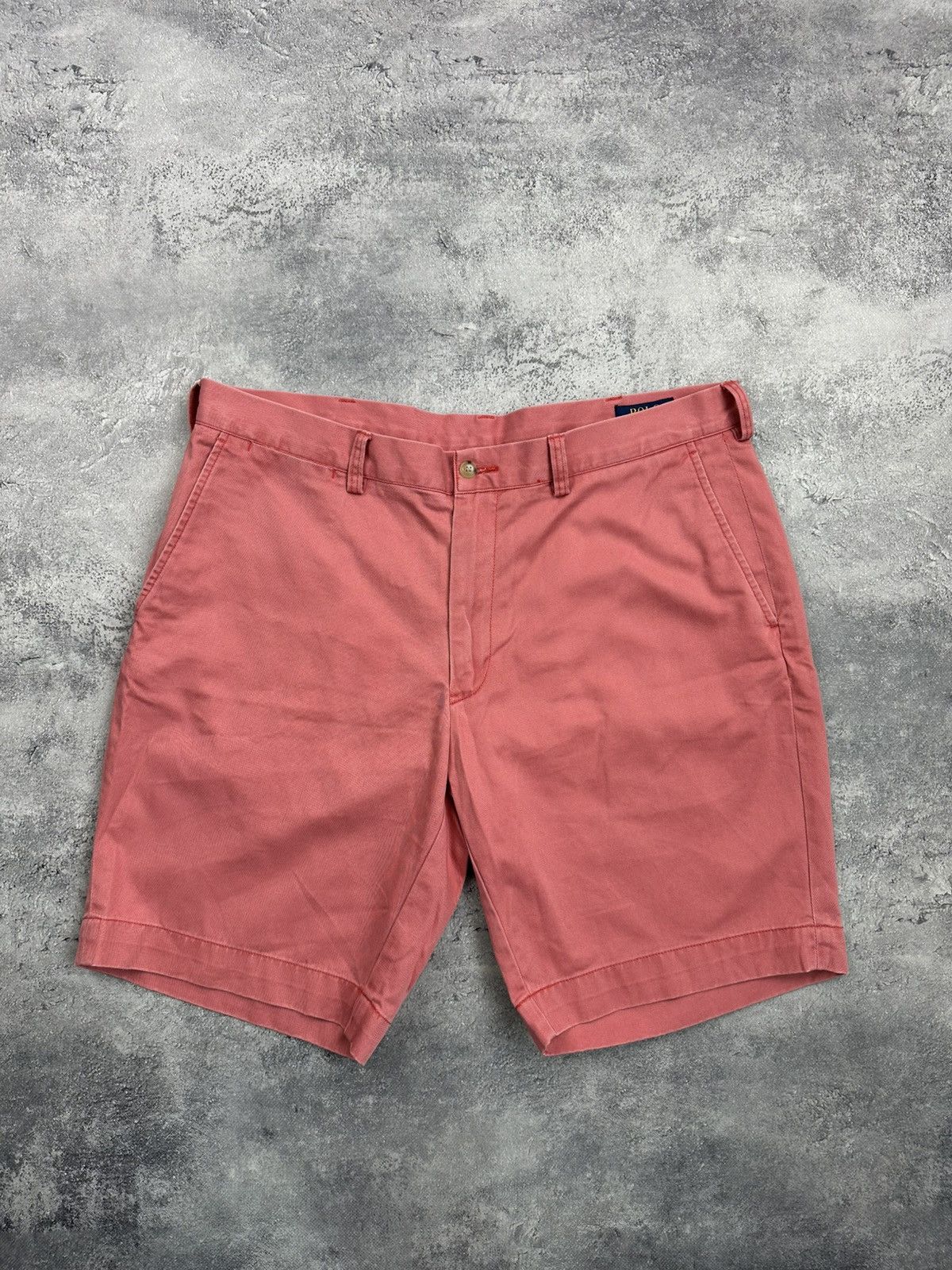 Polo Ralph Lauren Vintage Polo Ralph Lauren Chino Pink Shorts Y2K Classic 36 Size US 36 / EU 52 - 1 Thumbnail