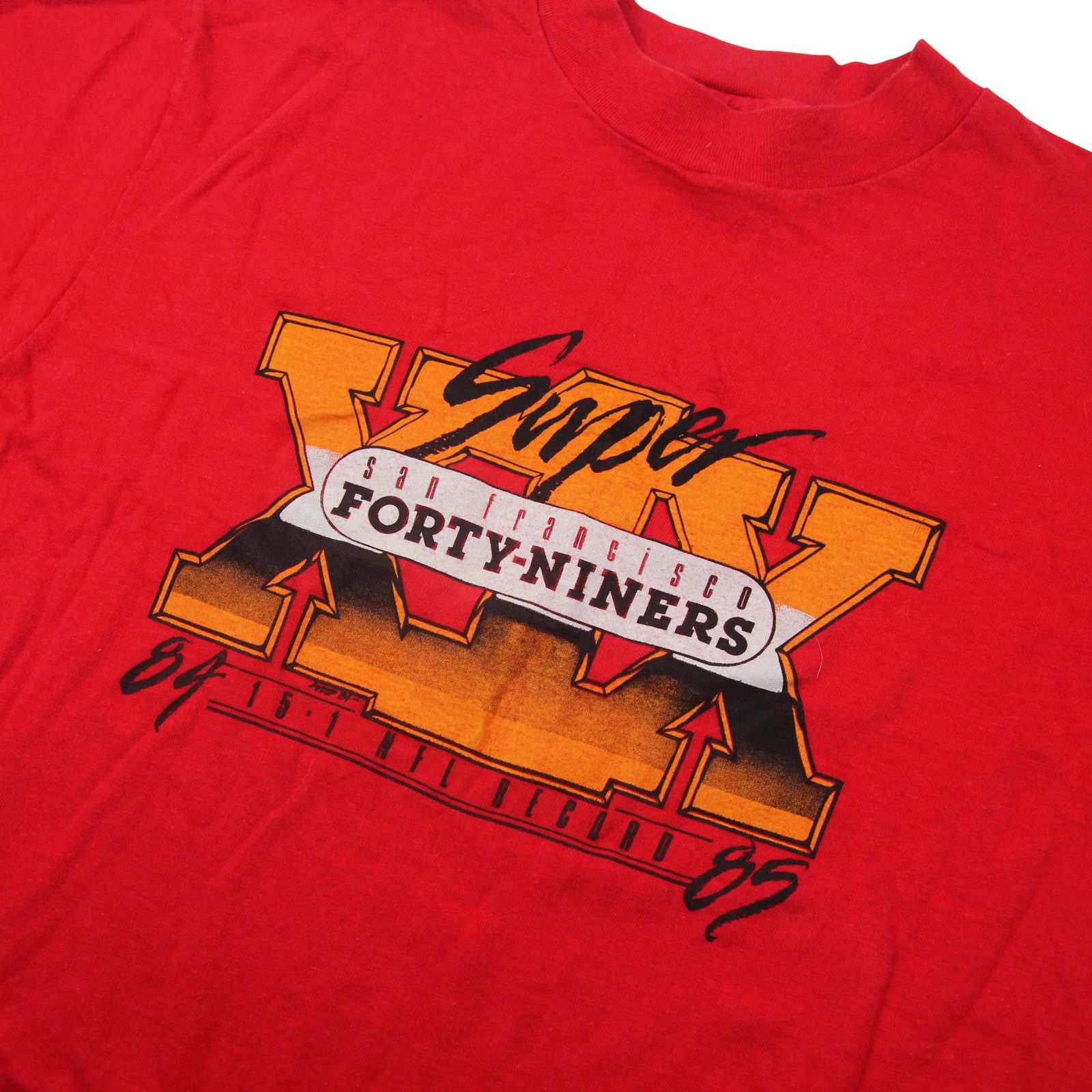 NFL × Vintage Vintage 1985 San Fransisco 49ers Super Bowl Graphic T Shirt Size US L / EU 52-54 / 3 - 2 Thumbnail