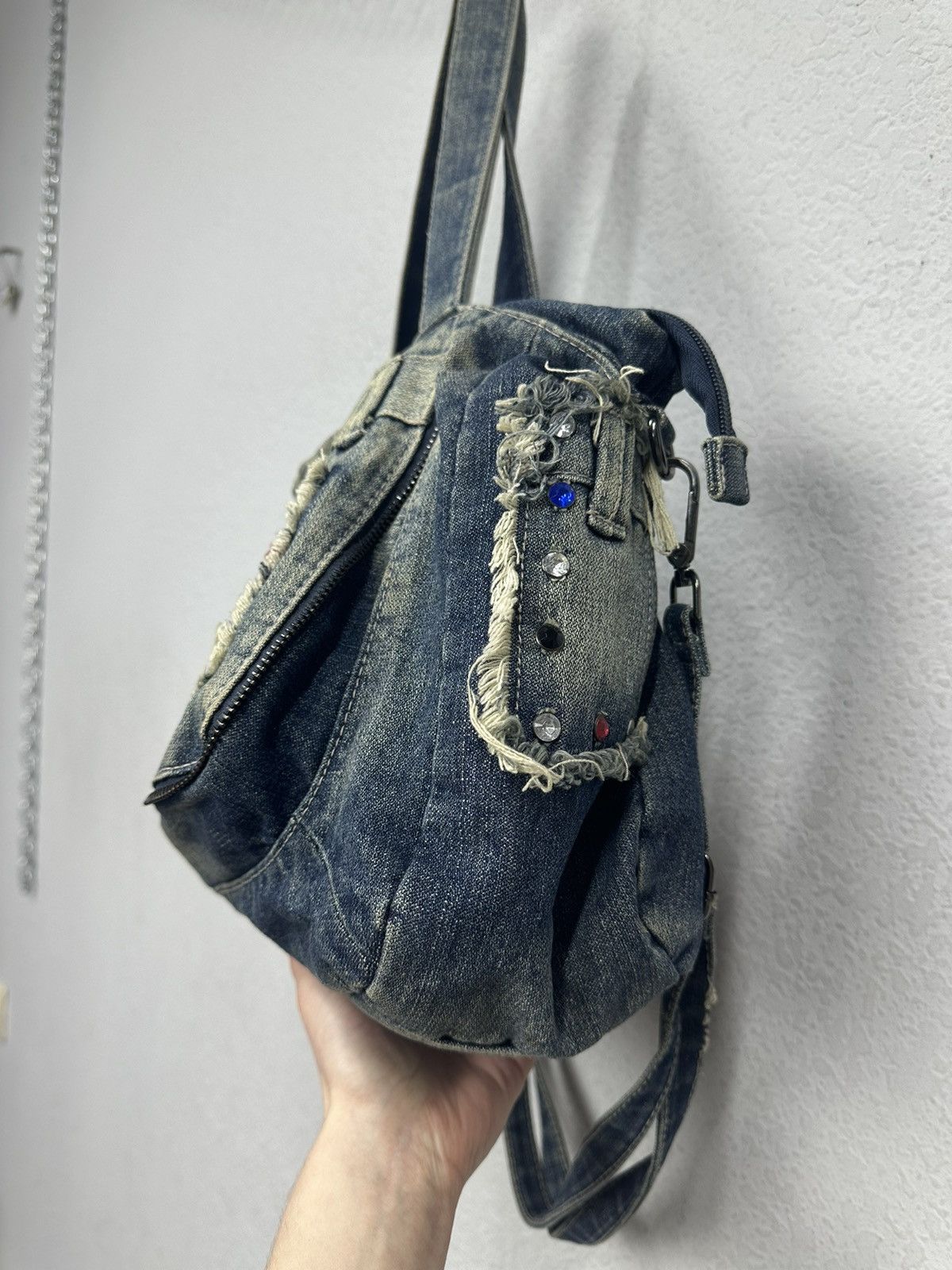 Diesel Vintage Diesel Denim Distressed Style Ifsixwasnine Y2k Dolce Size ONE SIZE - 8 Thumbnail