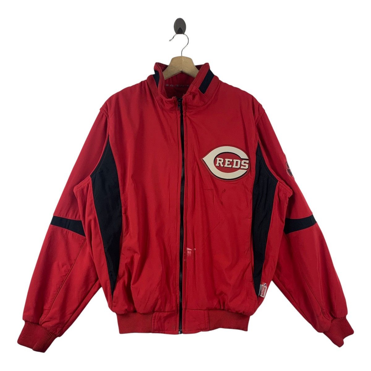 MLB × Majestic × Vintage Vintage CINCIANTI REDS majestic thermabased warmup jacket Size US M / EU 48-50 / 2 - 1 Thumbnail