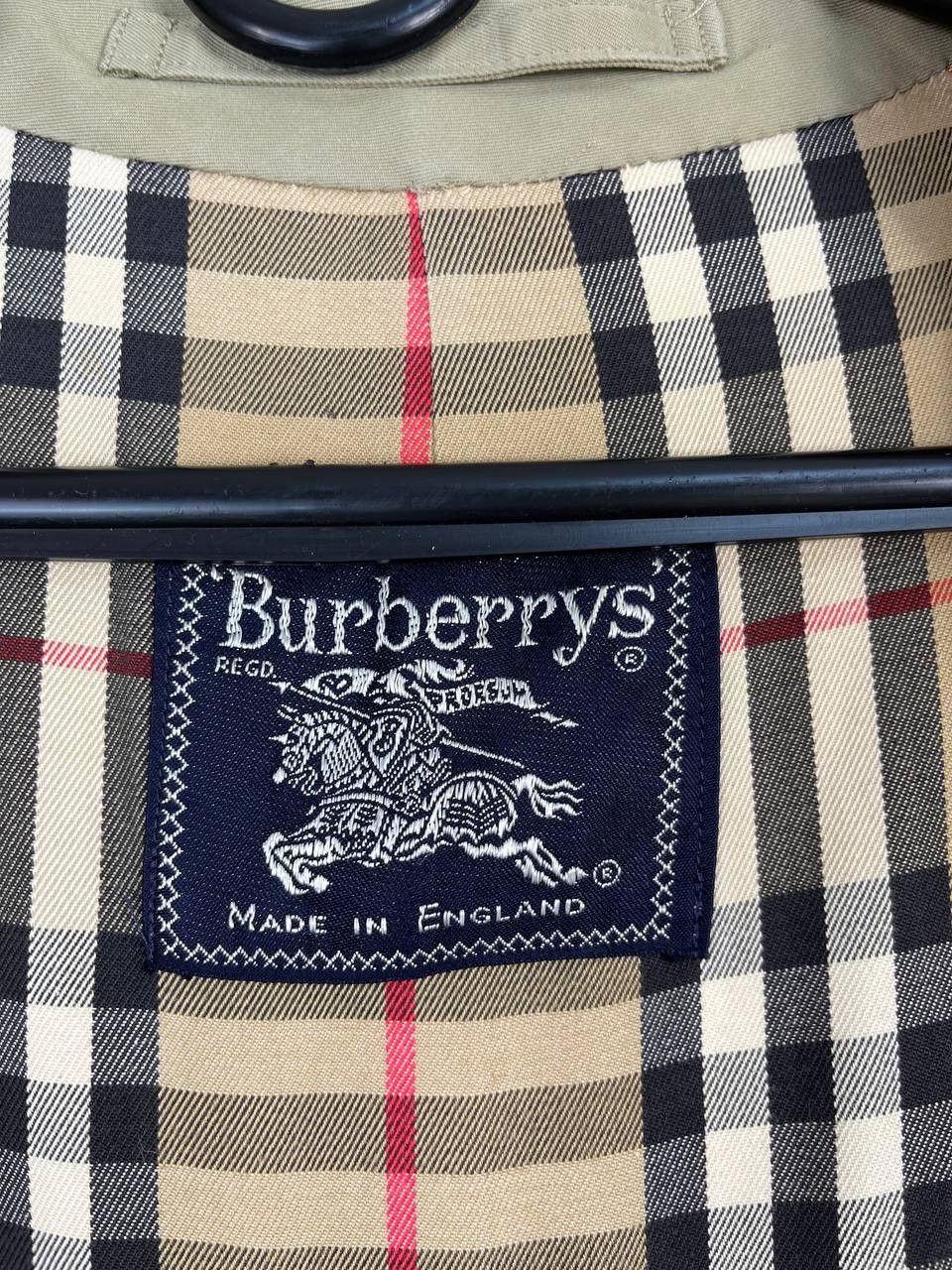 Burberry Vintage Burberrys Trench Coat Made in England Nova Check L Size US L / EU 52-54 / 3 - 10 Thumbnail