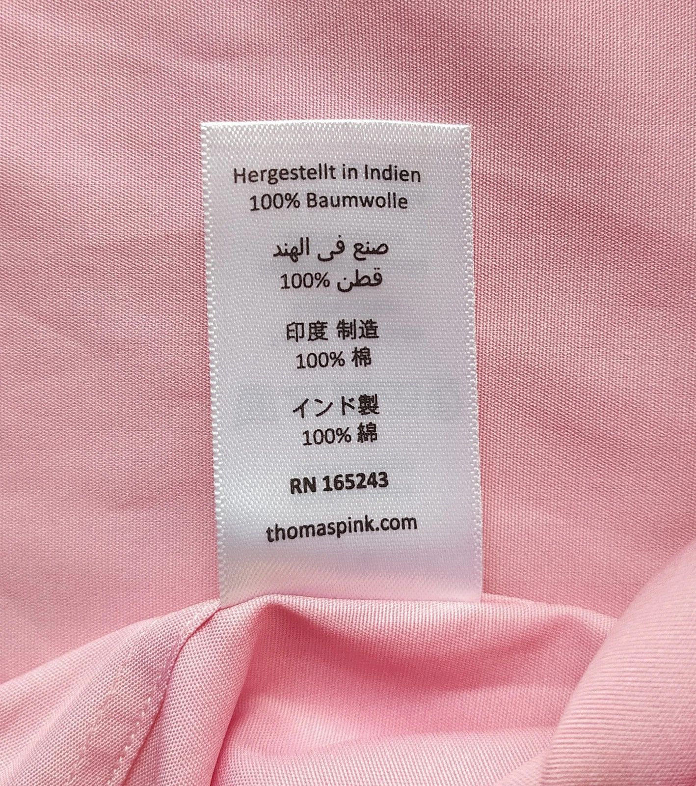 Thomas Pink Thomas Pink Formal Ramses Poplin shirt Free Shipping T/4 Size US M / EU 48-50 / 2 - 4 Thumbnail