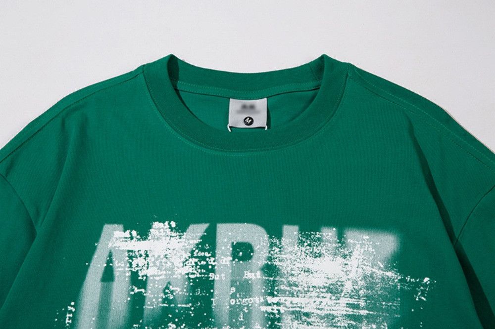 Vintage Men's loose hip-hop graffiti ink casual T-shirt Size US M / EU 48-50 / 2 - 3 Thumbnail