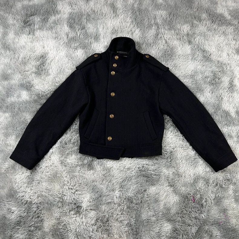 Yves Saint Laurent SAiNT LAURENT Wool breasted jacket 2504-Nextarrow Size US S / EU 44-46 / 1 - 1 Thumbnail