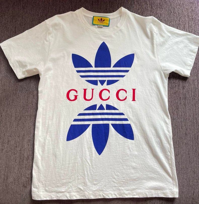 Gucci Gucci Letter geometric contrast color short sleeves 2503-Ne Size US XS / EU 42 / 0 - 1 Thumbnail