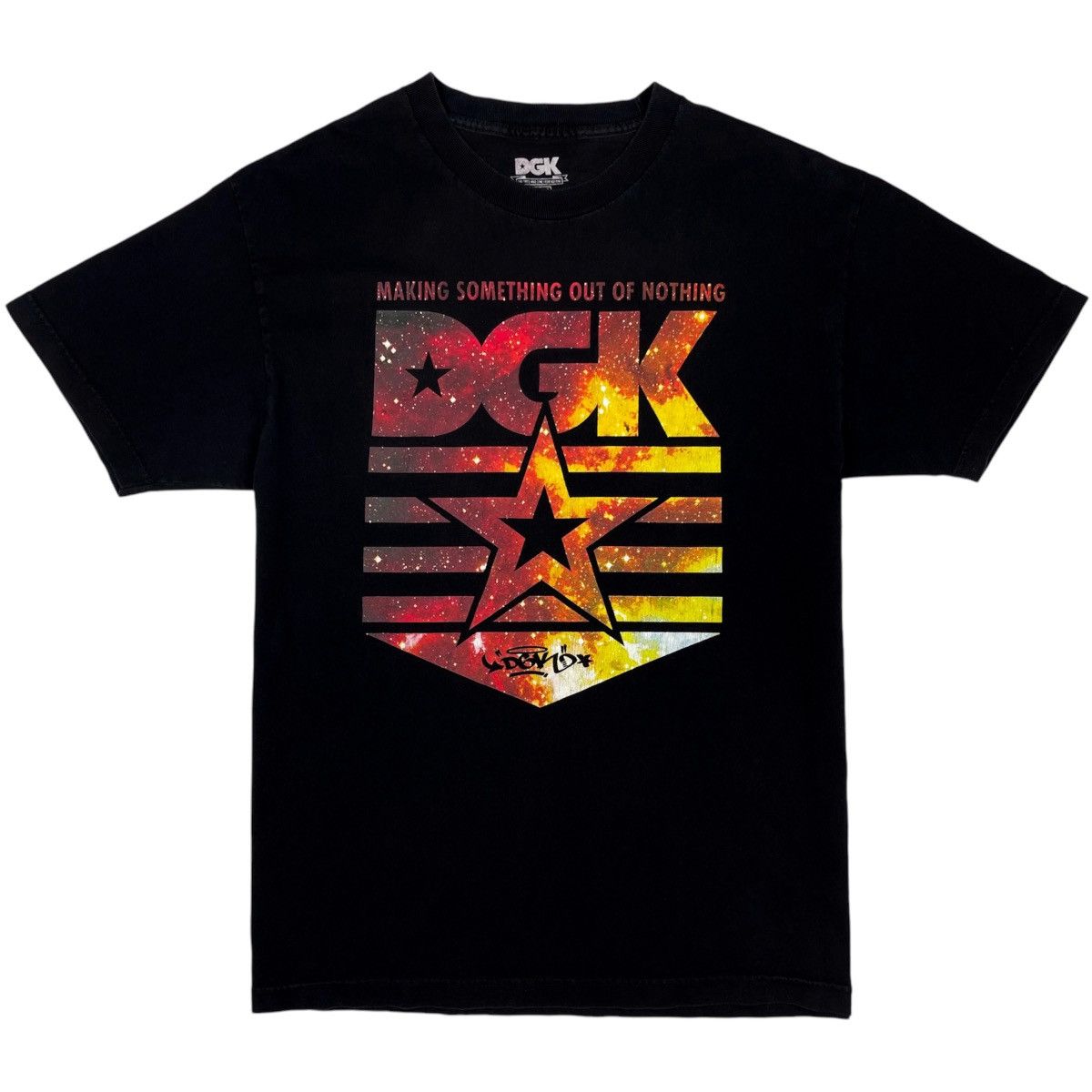 DGK × Vintage DGK Dirty Ghetto Kids Space Graphic T-Shirt Size US L / EU 52-54 / 3 - 3 Thumbnail