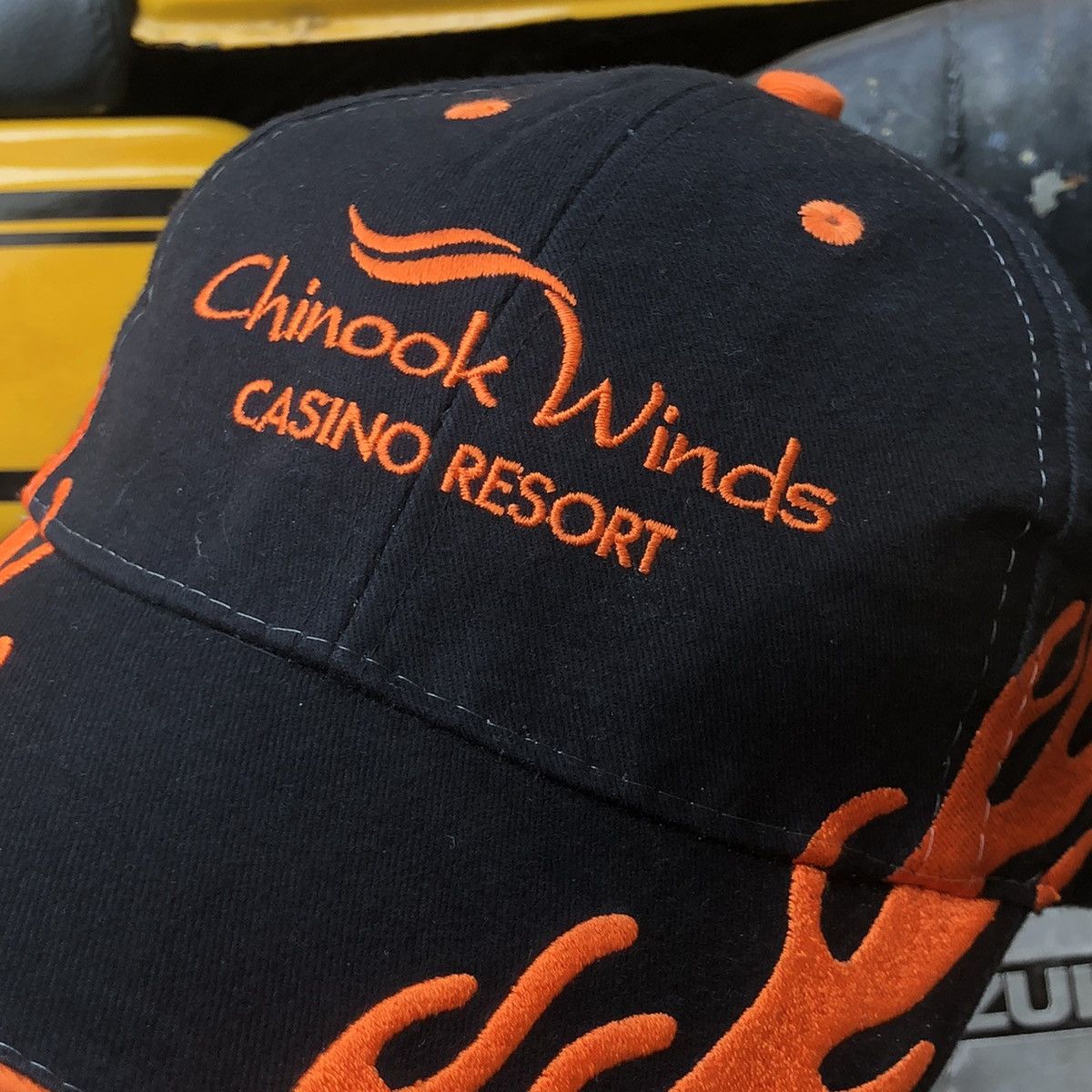 Vintage Vintage Racing Nascar Flame Hat Embroidery Hat Size ONE SIZE - 3 Thumbnail