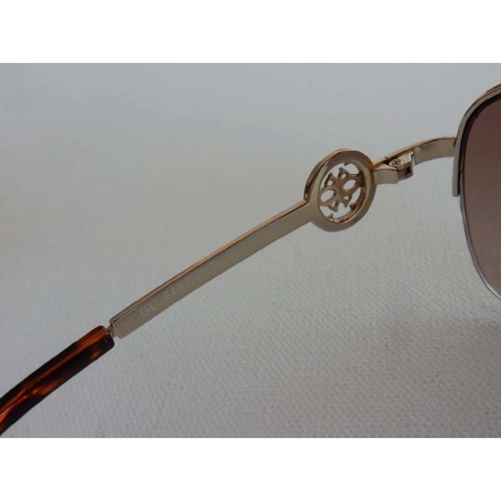 Guess GUESS Sunglasses Women's Gold Frame 62[]14 120 6493 (S/M) 62-14-120 Size ONE SIZE - 6 Thumbnail