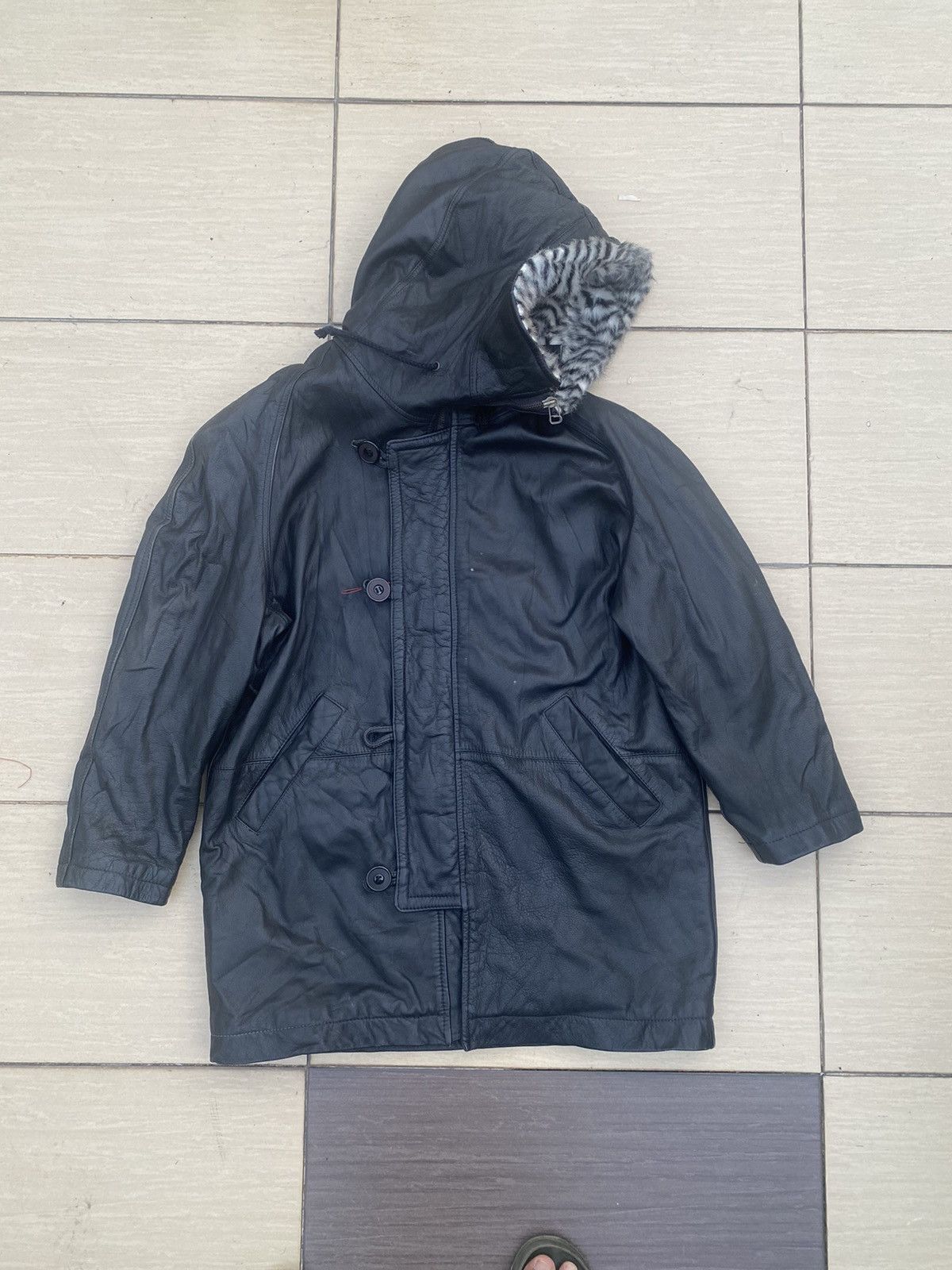 Valentino × Vintage valentino uomo vintage leather jacket Size US L / EU 52-54 / 3 - 1 Thumbnail