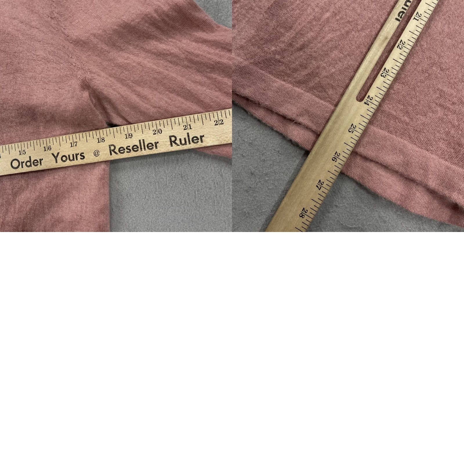 Todd Snyder VINTAGE Todd Snyder Sweater Mens Medium Pink 100% Cashmere Crewneck Pocket Long Sleeve Size US M / EU 48-50 / 2 - 8 Thumbnail