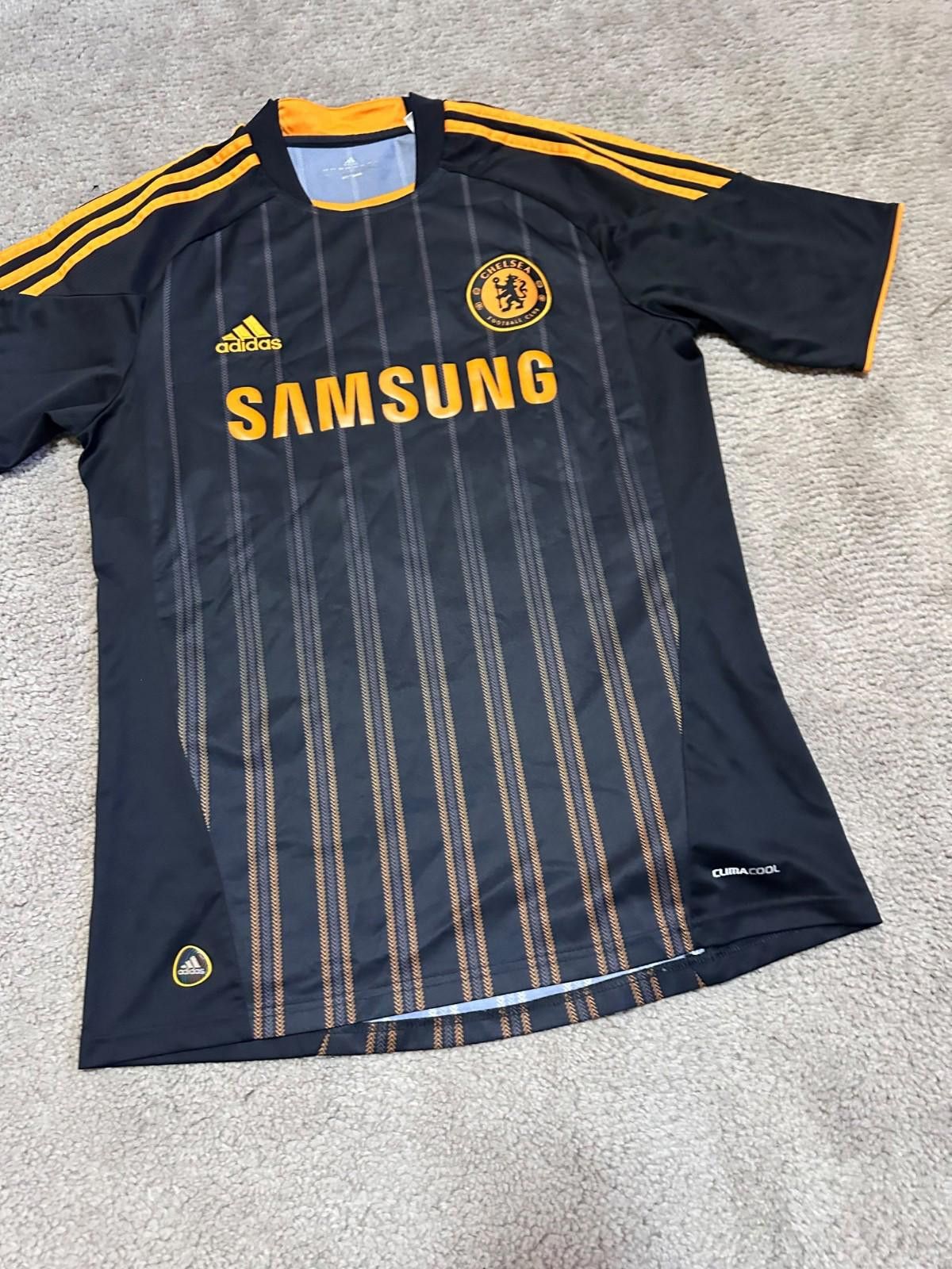 Adidas CHELSEA ADIDAS 2010/2011 FOOTBALL SOCCER JERSEY #8 Lampard Size US M / EU 48-50 / 2 - 1 Thumbnail