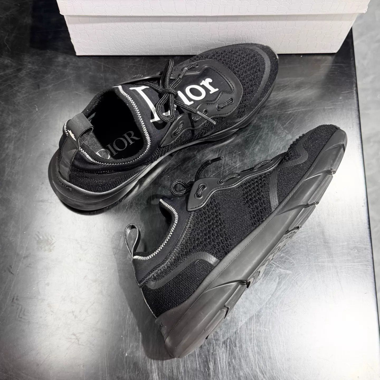 Dior Dior B21 Woven Mesh Black Sneakers Size US 8.5 / IT 38.5 - 5 Thumbnail
