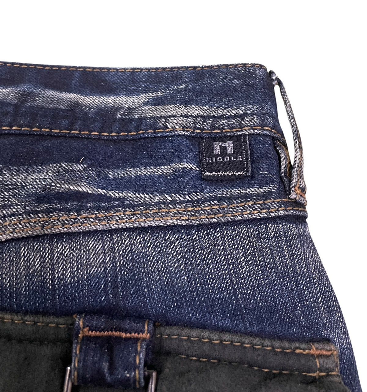 HIDEAWAYS Rare Vintage Japanese Brand Hideaways Flared Jeans 2000s Size US 30 / EU 46 - 12 Thumbnail