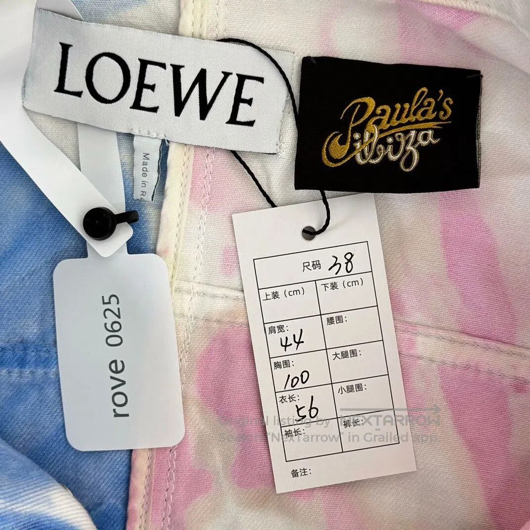 Loewe Loewe Irregular Tie-Dye Denim Jacket. Size US S / EU 44-46 / 1 - 2 Thumbnail