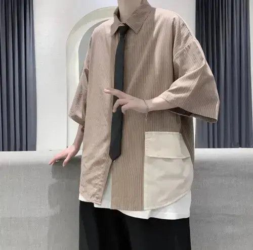 Japanese Brand × Vintage street fashion asymmetric shirt Size US S / EU 44-46 / 1 - 1 Thumbnail