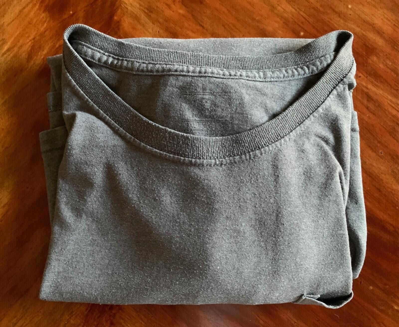 Fruit Of The Loom Men's 3XL Fruit of the Loom Gray Cotton Blend Pocket T-Shirt Size US XXL / EU 58 / 5 - 7 Thumbnail