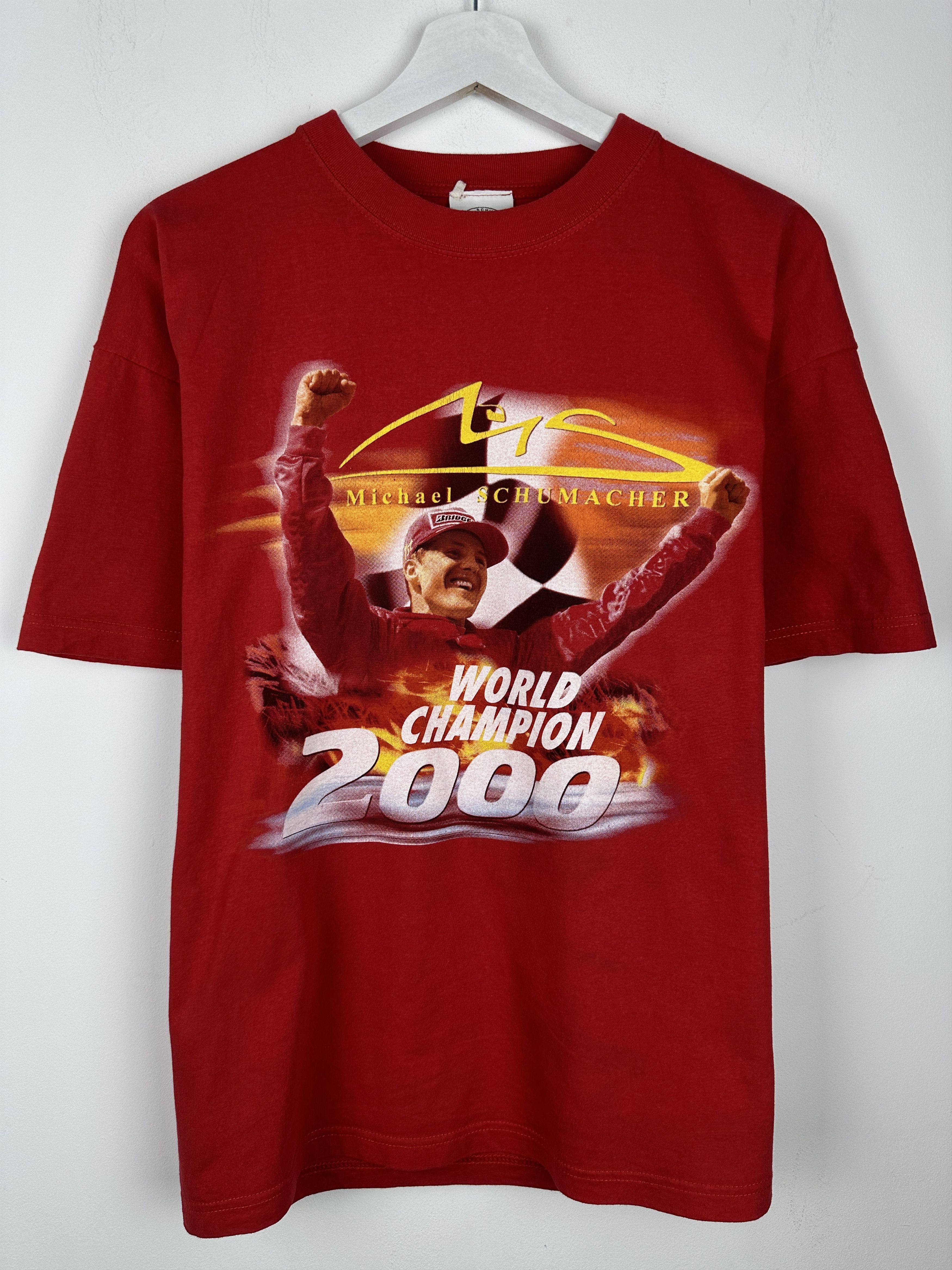 Formula 1 Vintage Michael Schumacher World Champion Graphic T Shirt Size US L / EU 52-54 / 3 - 1 Thumbnail