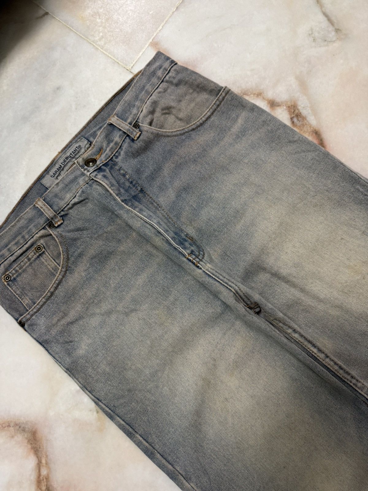 Japanese Brand 💥SICK 90s GARAM DEBUTANT STRAIGHT CUT JEANS MUDMAX JEANS Size US 30 / EU 46 - 5 Thumbnail