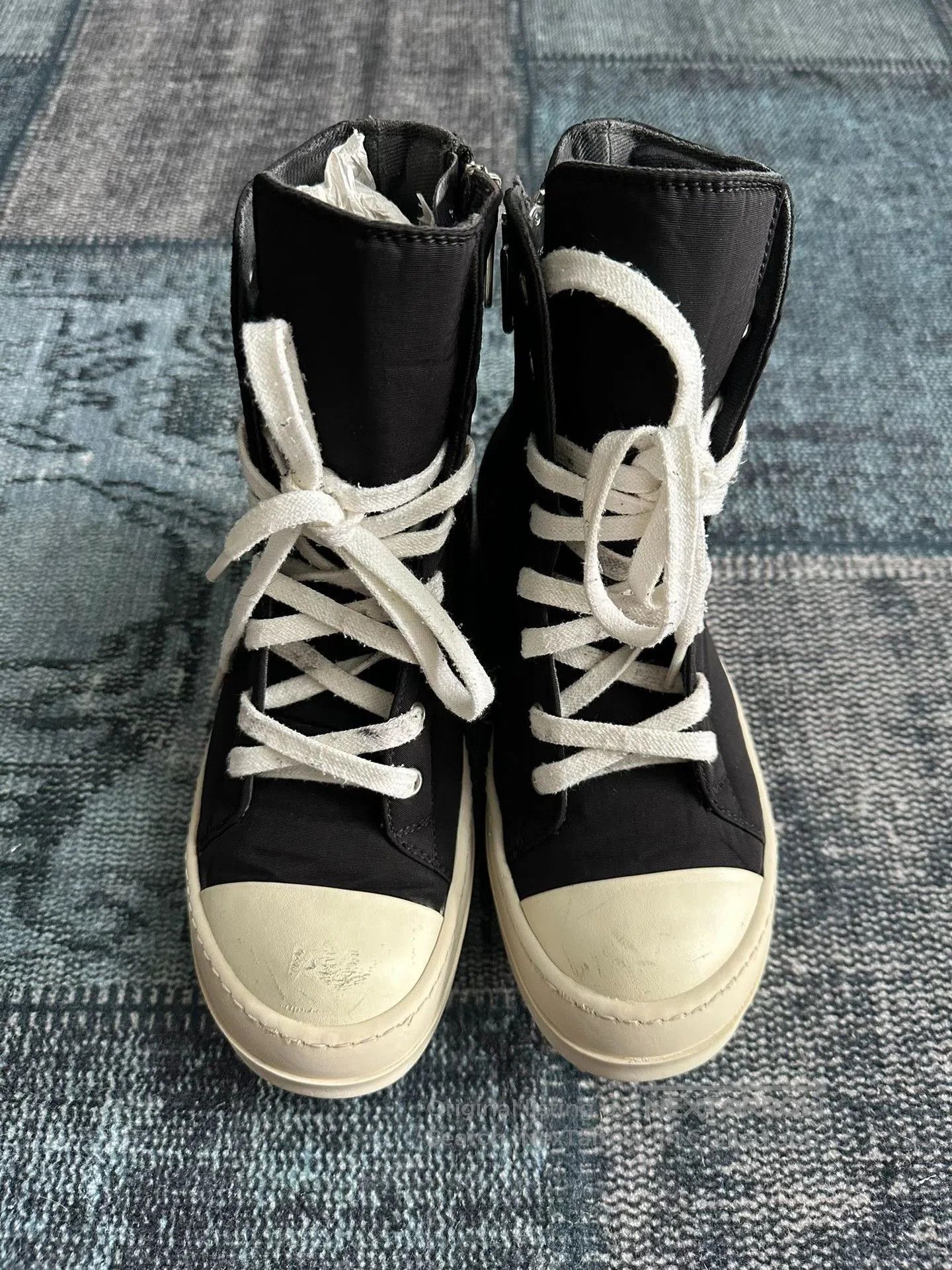 Rick Owens Drkshdw Rick Owens Canvas Sneakers. Size US 6 / IT 36 - 5 Thumbnail