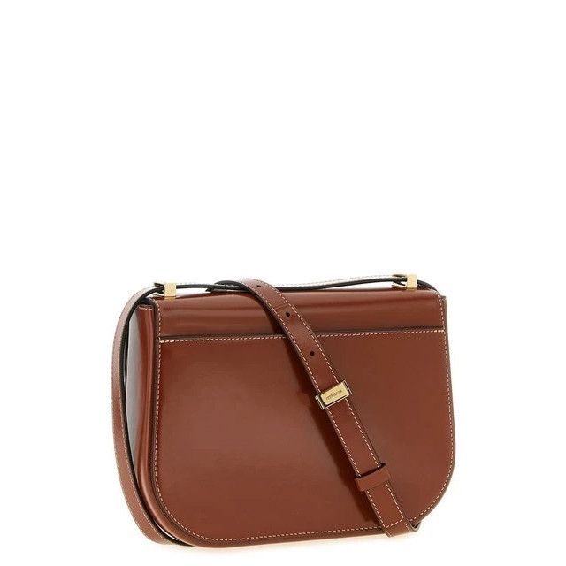 Salvatore Ferragamo FERRAGAMO Double Gancini Closure Shoulder Bag Cognac New & A Size ONE SIZE - 2 Thumbnail