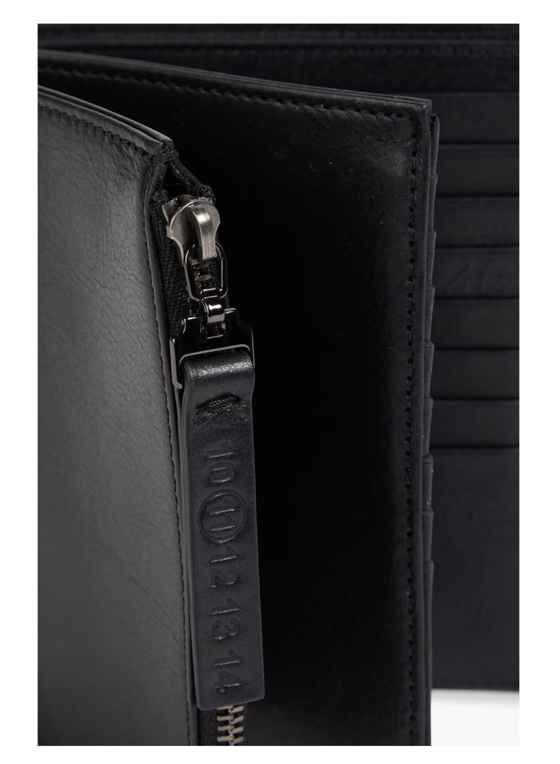 Maison Margiela Four-stitch multi-pocket leather wallet, made in Italy Size ONE SIZE - 4 Thumbnail