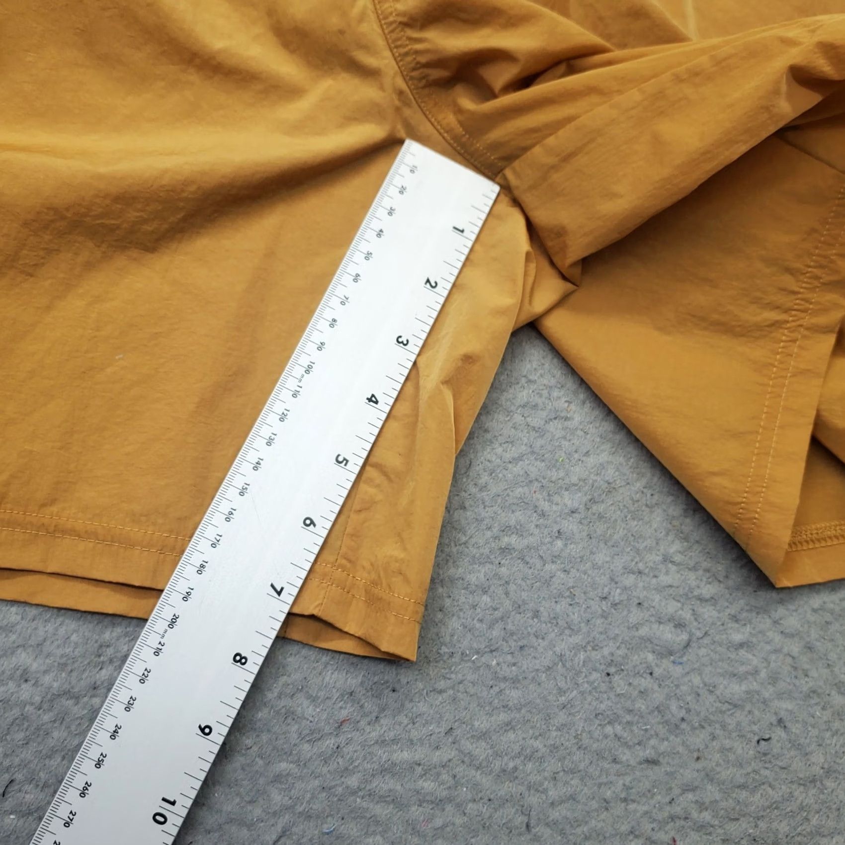 Vintage VRST Mens XXL Tan All-In Unlined Shorts Athletic Pockets 50+UV Protection Quick Dry 7.5" Inseam Zip? Pocket Size US 39 - 5 Thumbnail
