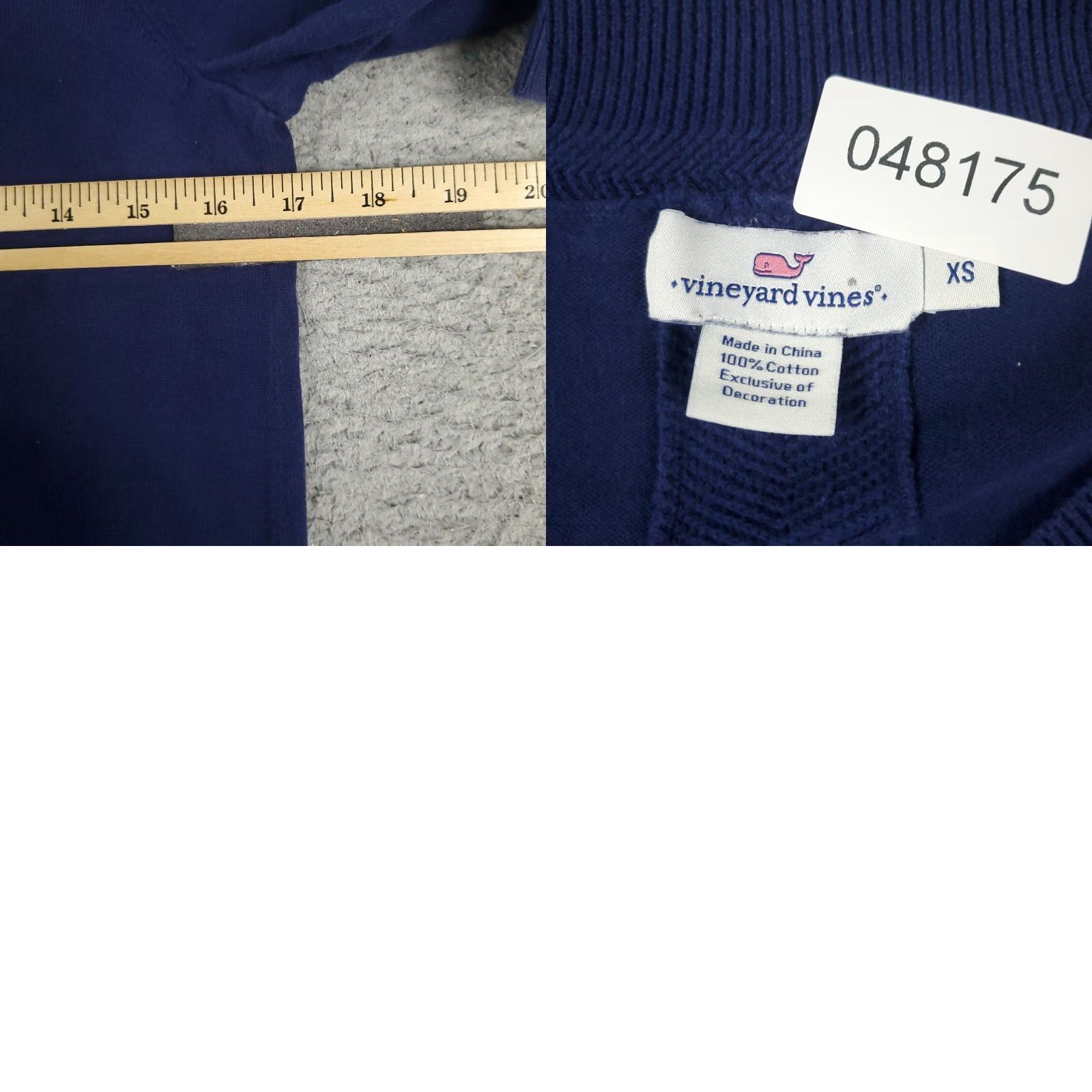 Vineyard Vines VINEYARD VINES Sweater Womens XS Blue Pullover Long Sleeve Casual Knit Logo Classic Size XS / US 0-2 / IT 36-38 - 8 Thumbnail