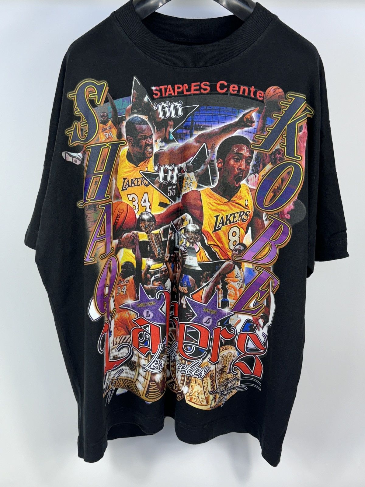 Other CRAZY TEES SHAQ AND KOBE PRINT T-SHIRT Size US XXL / EU 58 / 5 - 1 Thumbnail