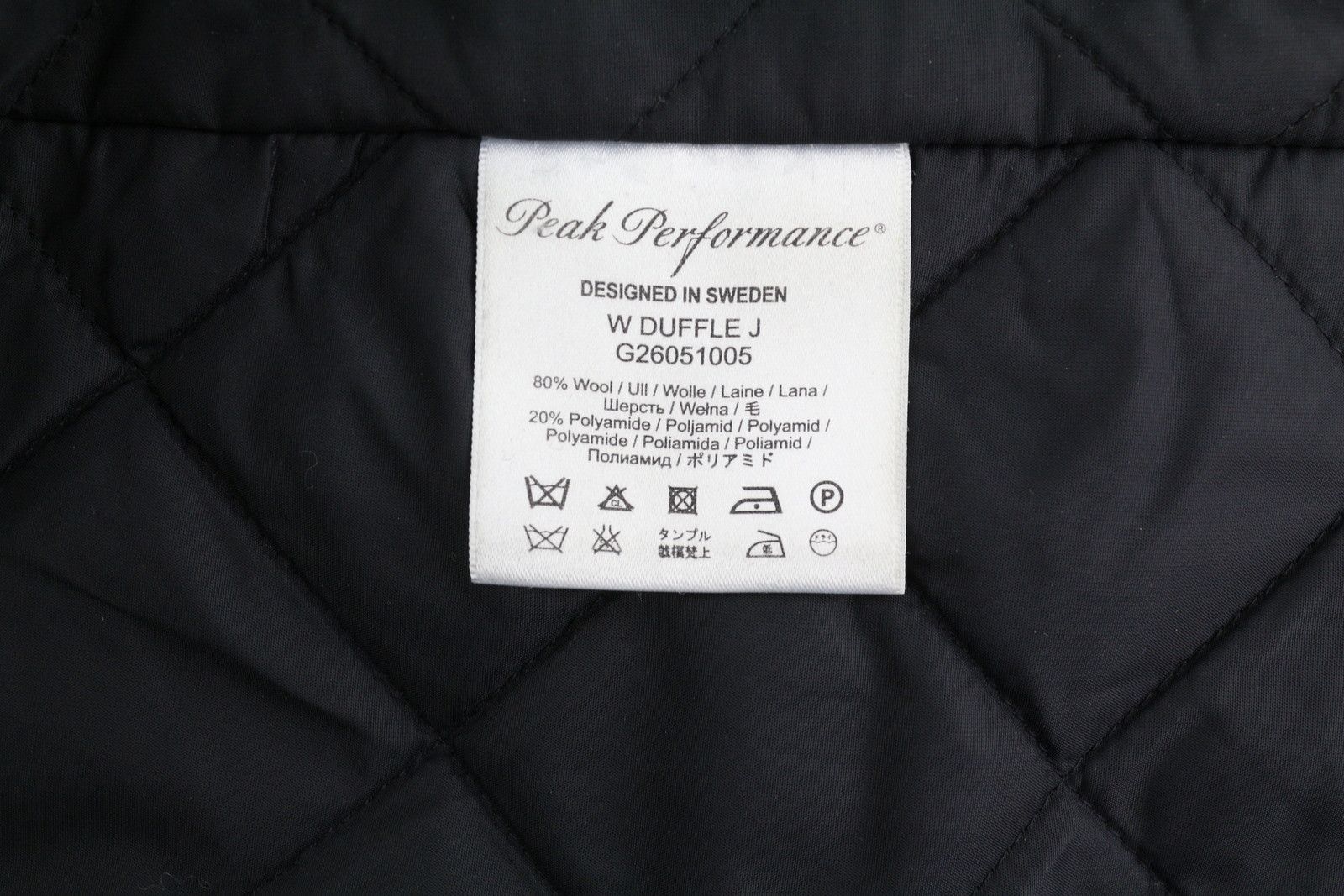 Peak Performance DUFFLE M Melange Grey Wool Blend Toggles Hooded Coat 86465 Size M / US 6-8 / IT 42-44 - 7 Thumbnail