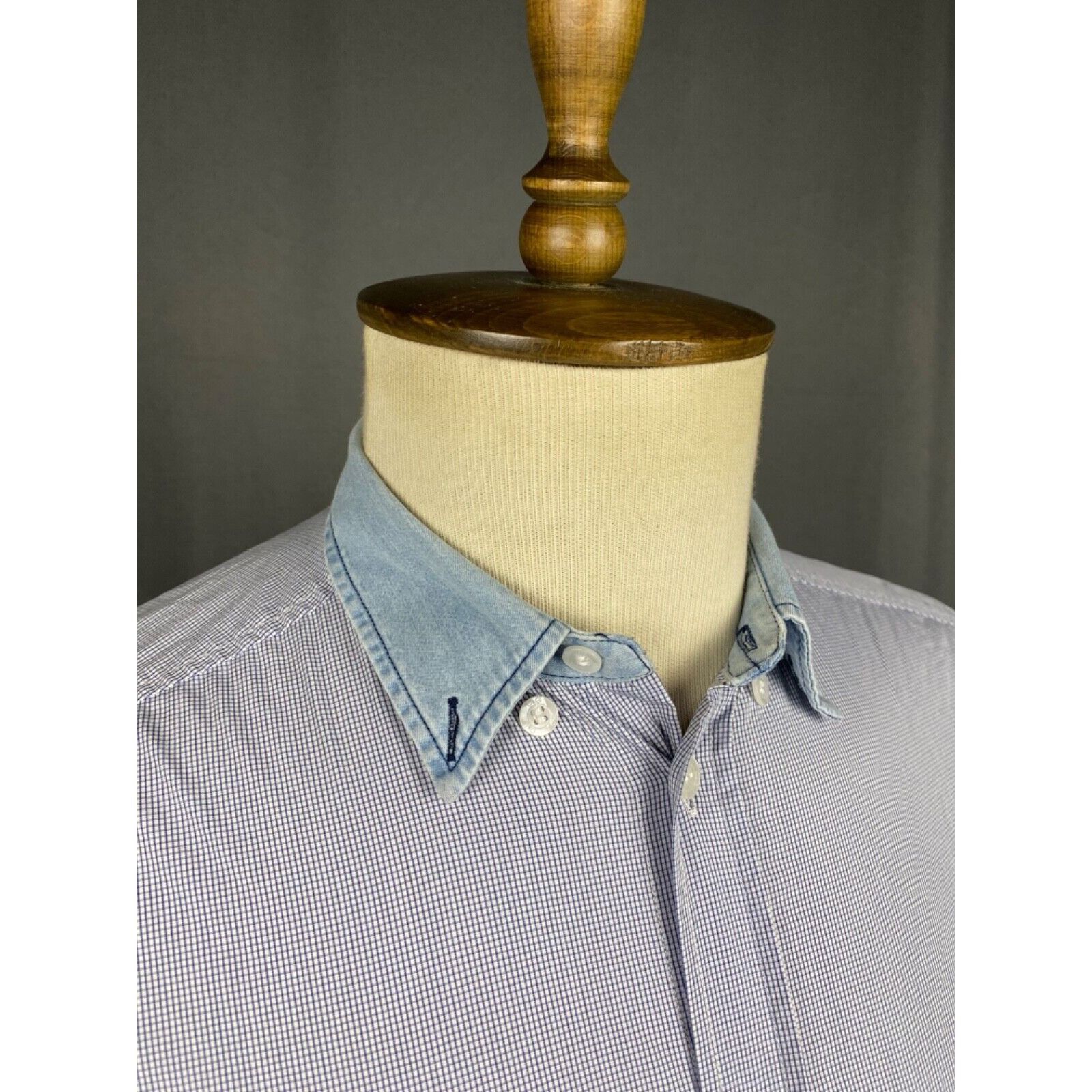 Dolce & Gabbana Dolce&Gabbana Brad Line Men's Blue Longsleeve Shirt Size 39/ Size US M / EU 48-50 / 2 - 6 Thumbnail