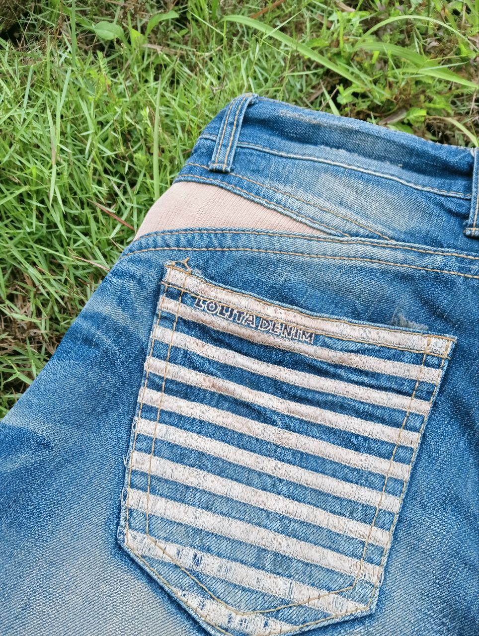 Japanese Brand VINTAGE LOLITA JEANS DISTRESSED DENIM JEANS Size US 33 - 6 Thumbnail