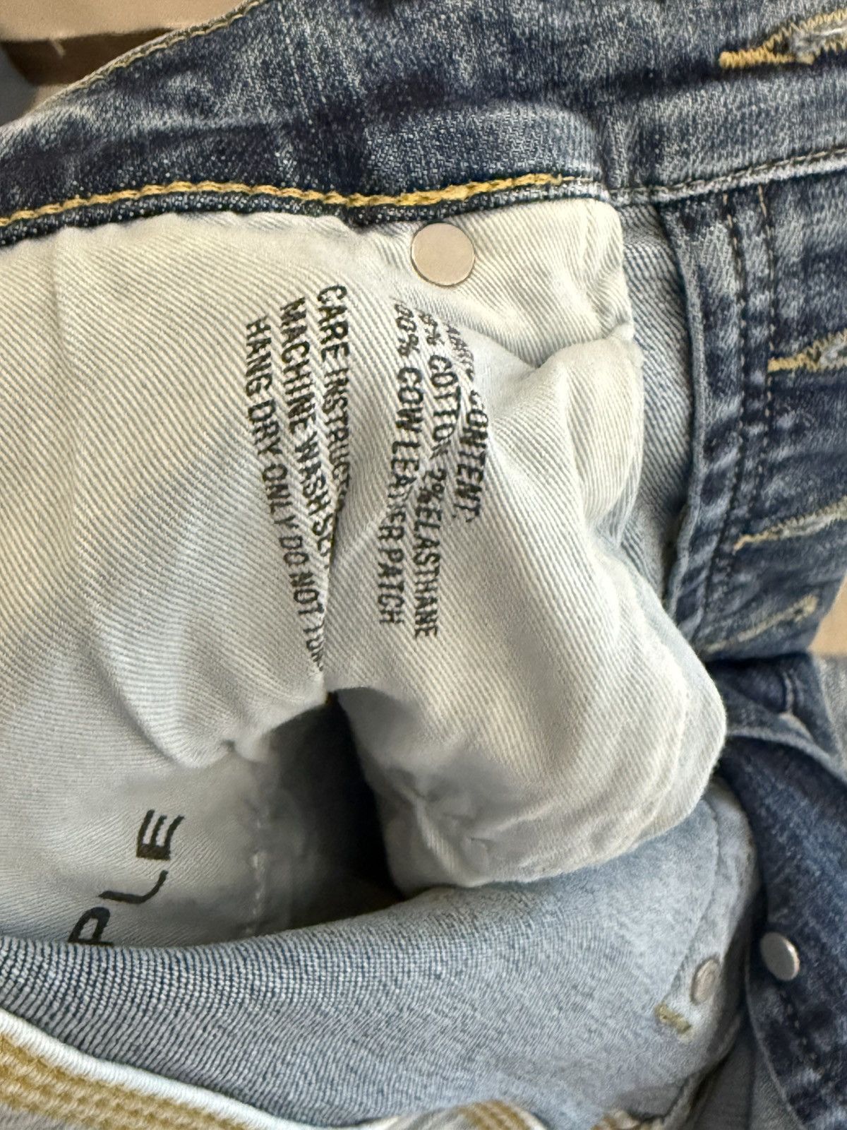 Purple Brand Purple Brand denim blue p002 size 31 Size US 31 - 4 Thumbnail