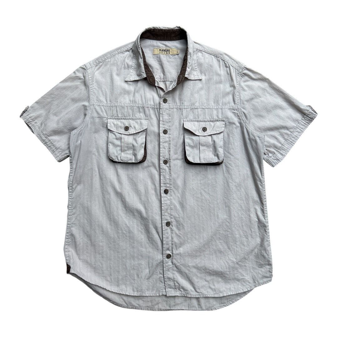 Kansai Yamamoto Kansai Yamamoto Double Pocket Shirt Size US L / EU 52-54 / 3 - 2 Thumbnail