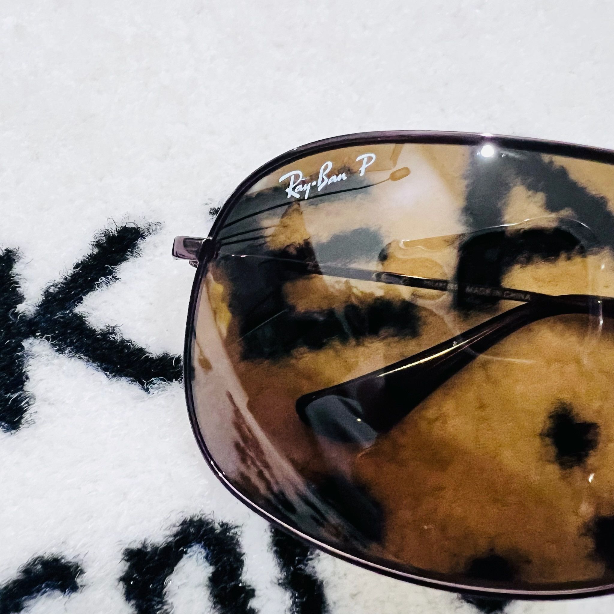 RayBan RayBan Polarized RB3267 64mm Full Frame Brown Aviator Size ONE SIZE - 10 Thumbnail
