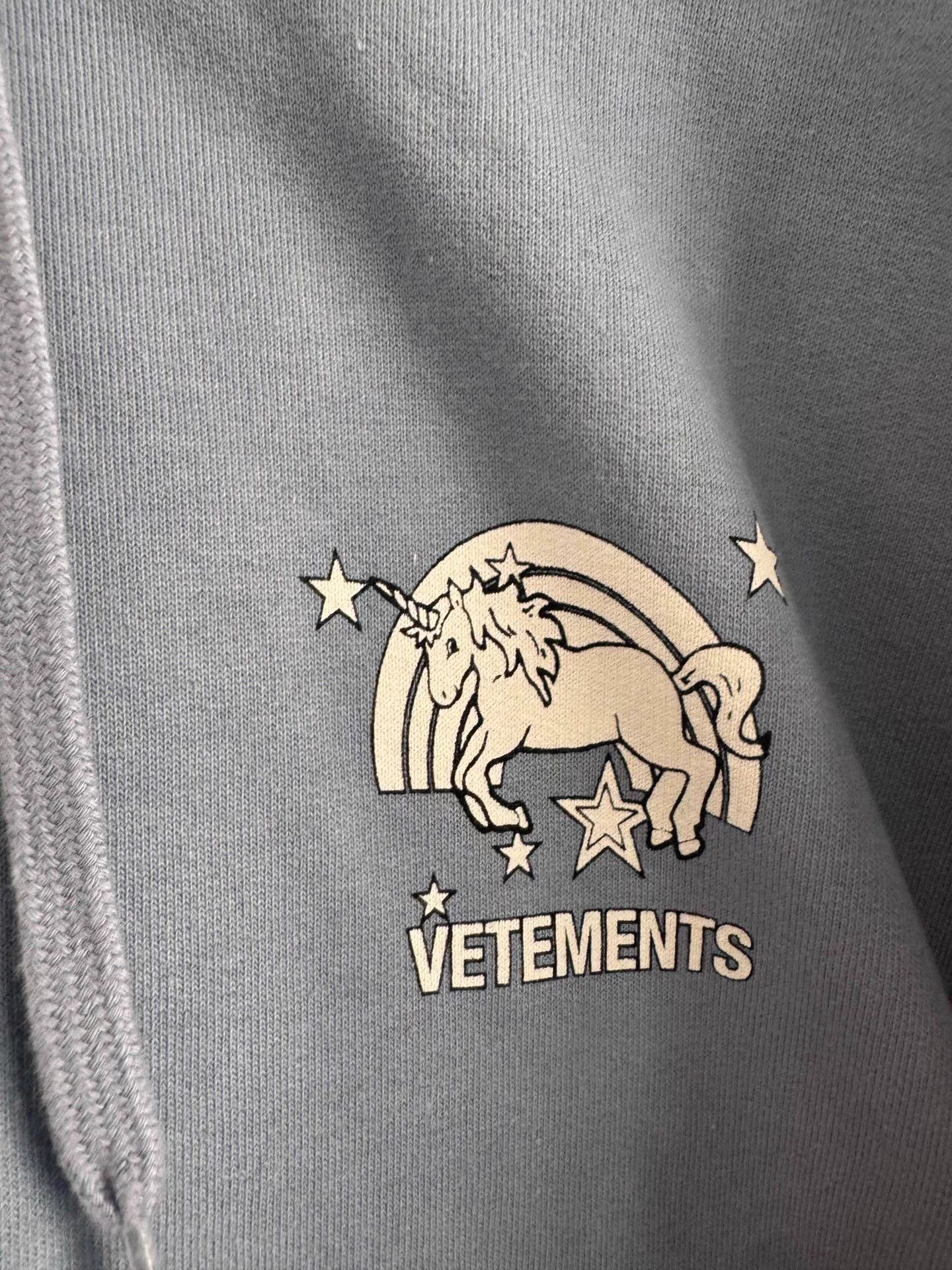 Vetements Vetements Blue Unicorn Size US XS / EU 42 / 0 - 4 Thumbnail