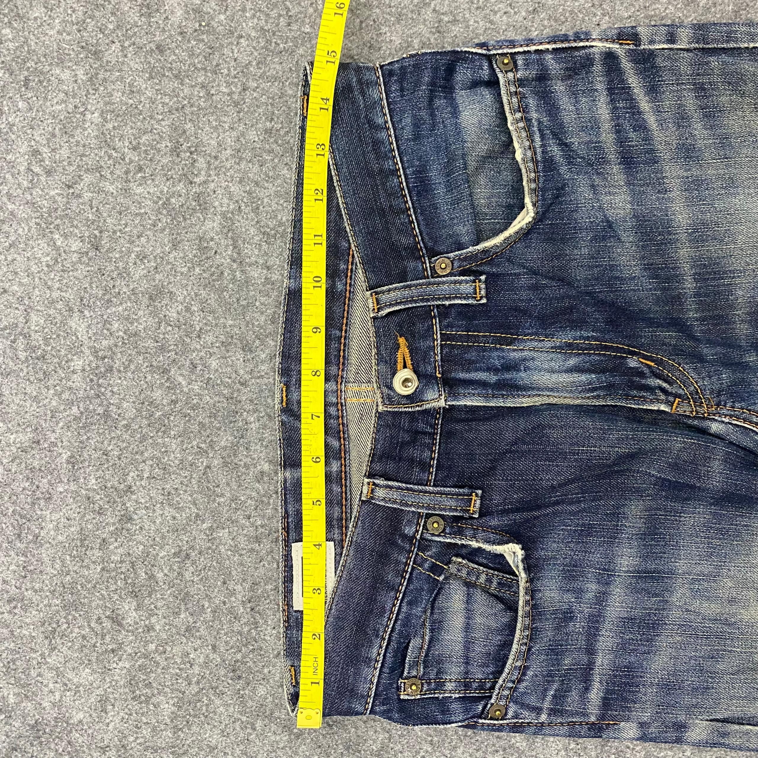 Edwin 💥Best Offer💥Vintage Edwin Distressed Denim Size US 30 / EU 46 - 4 Thumbnail