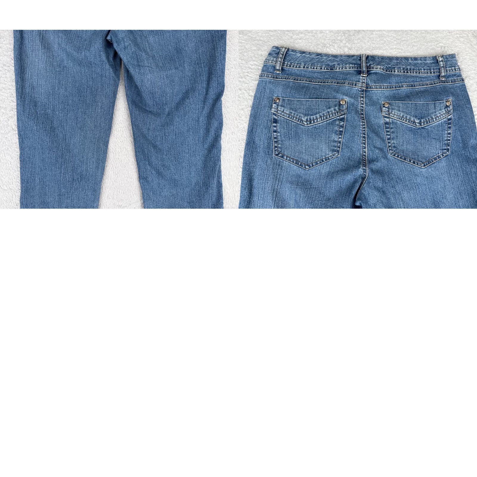 Denime Sonoma Jeans Womens 8 Blue Denim Capri Mid Rise Cotton 30x20 LIFE+Style Size 30" / US 8 / IT 44 - 10 Thumbnail