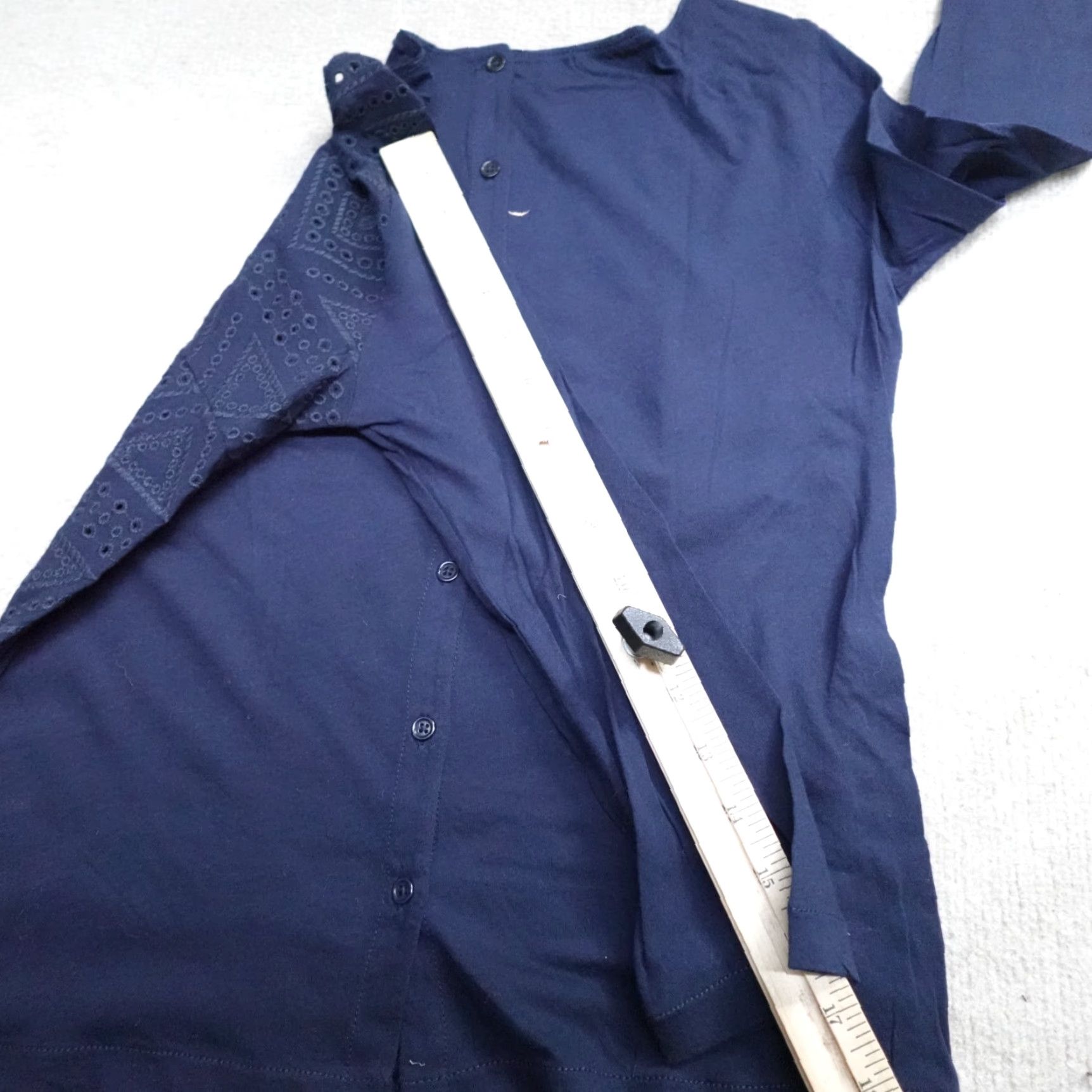 J.Crew J.CREW Womens Blouse XS Blue Cotton Lightweight Jacquard NEW Size XS / US 0-2 / IT 36-38 - 7 Thumbnail