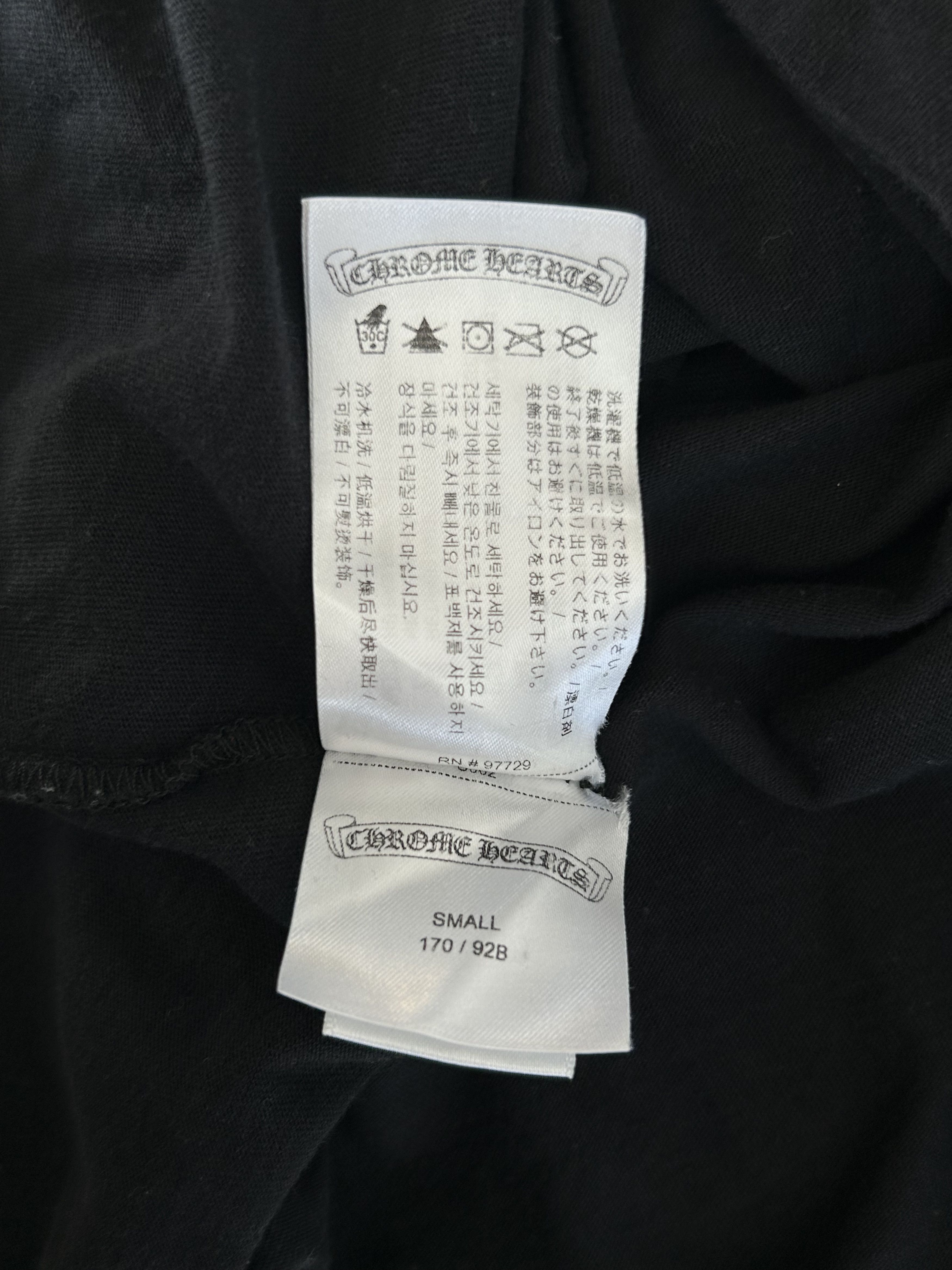 Chrome Hearts Chrome Hearts Black Racing Stripes Longsleeve T-Shirt Size US S / EU 44-46 / 1 - 6 Thumbnail