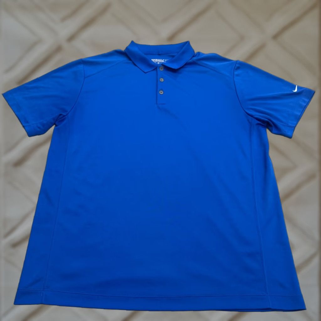 Nike Nike Golf Tour Performance Dri-Fit Polo Shirt Mens XL Blue Short Sleeve Preppy Size US XL / EU 56 / 4 - 1 Thumbnail