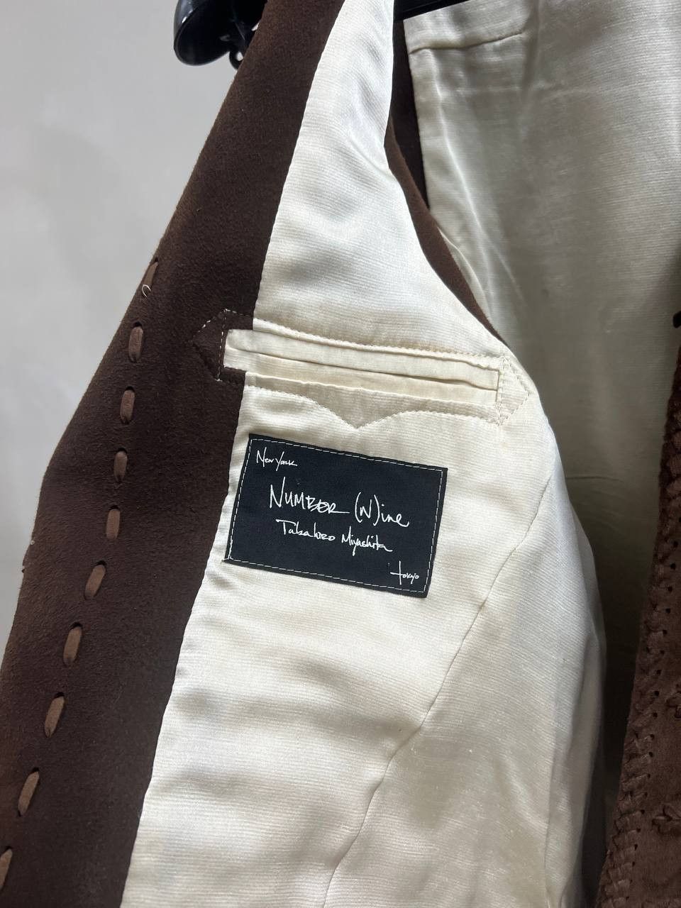 Number (N)ine SS09 Number Nine “The Lonesome Heroes” Suede Tapestry Vest Size US L / EU 52-54 / 3 - 7 Thumbnail