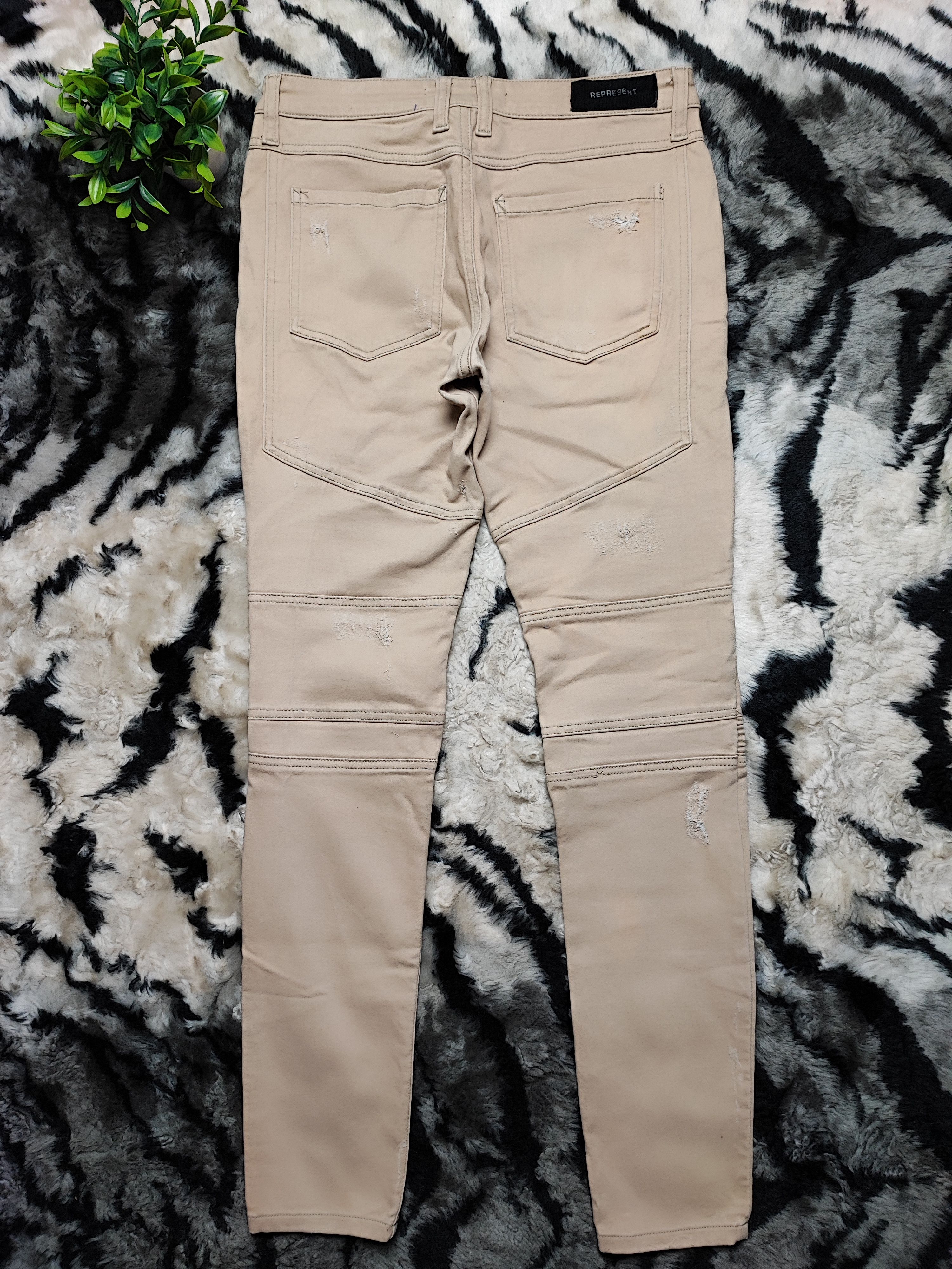 Represent Clo. Represent Brown Cotton Stretch Size US 30 / EU 46 - 14 Thumbnail