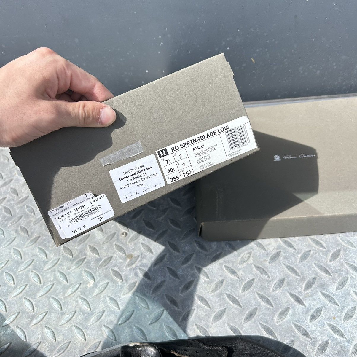Adidas Rick Owens x Adidas Spring Blade ss15 Size US 7 / EU 40 - 8 Thumbnail