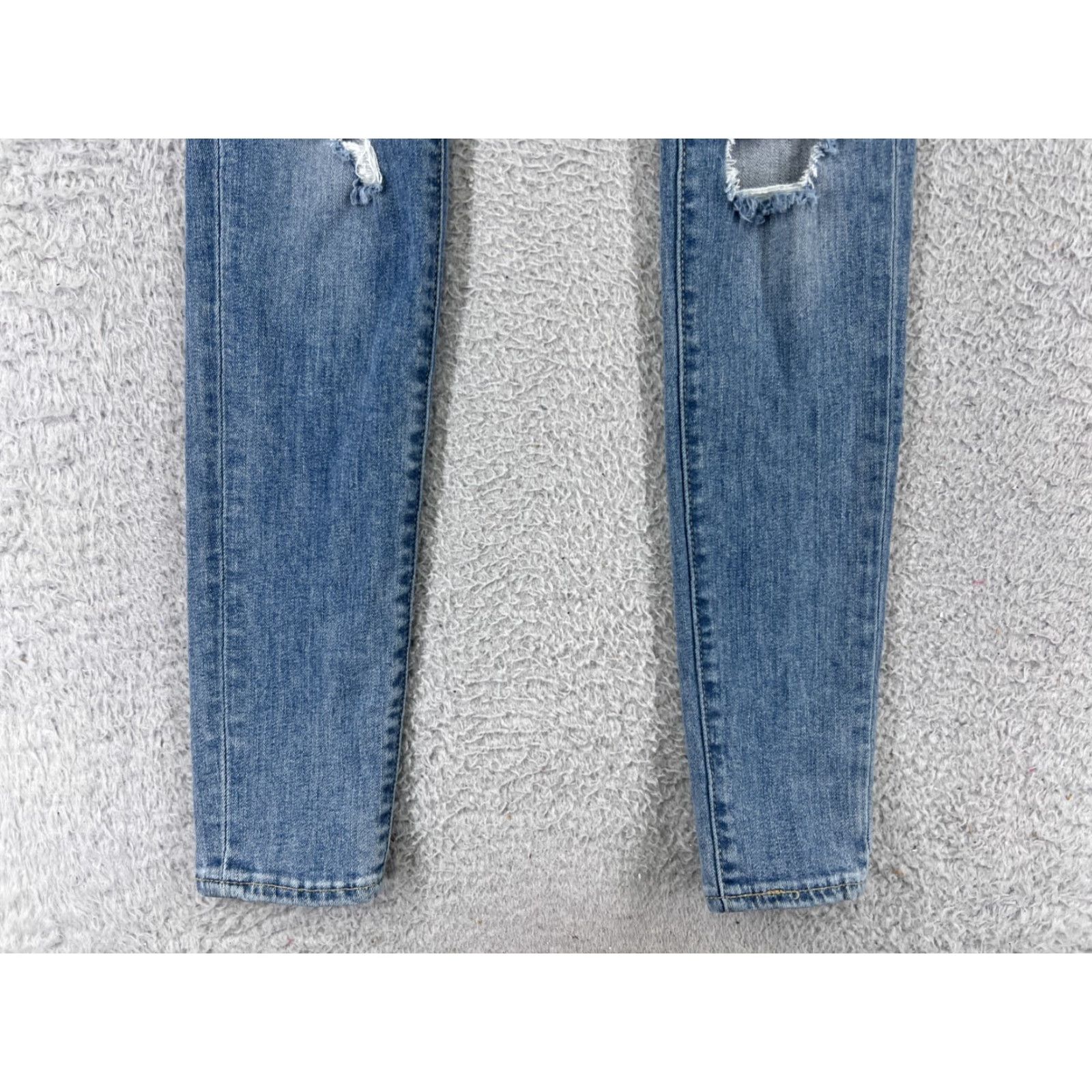 Levi's Levi's Jeans Womens 24 Blue Denim Levi'S 710 Skinny Distressed Premium Pants Modern Retro Vintage No Size 42" / US 20 - 7 Thumbnail