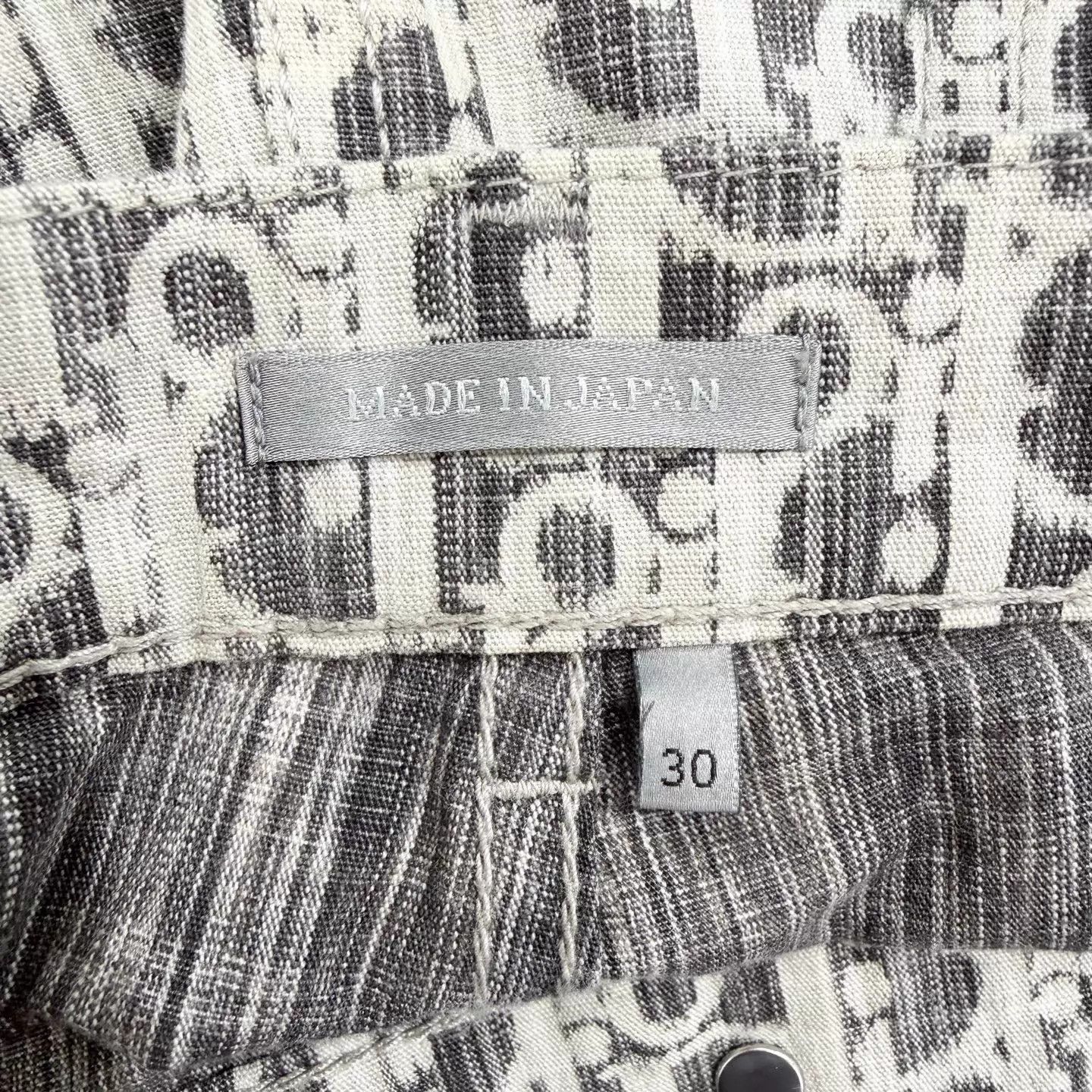 Dior DIOR Oblique Monogram Straight Jeans Gray 30 Size US 30 / EU 46 - 4 Thumbnail