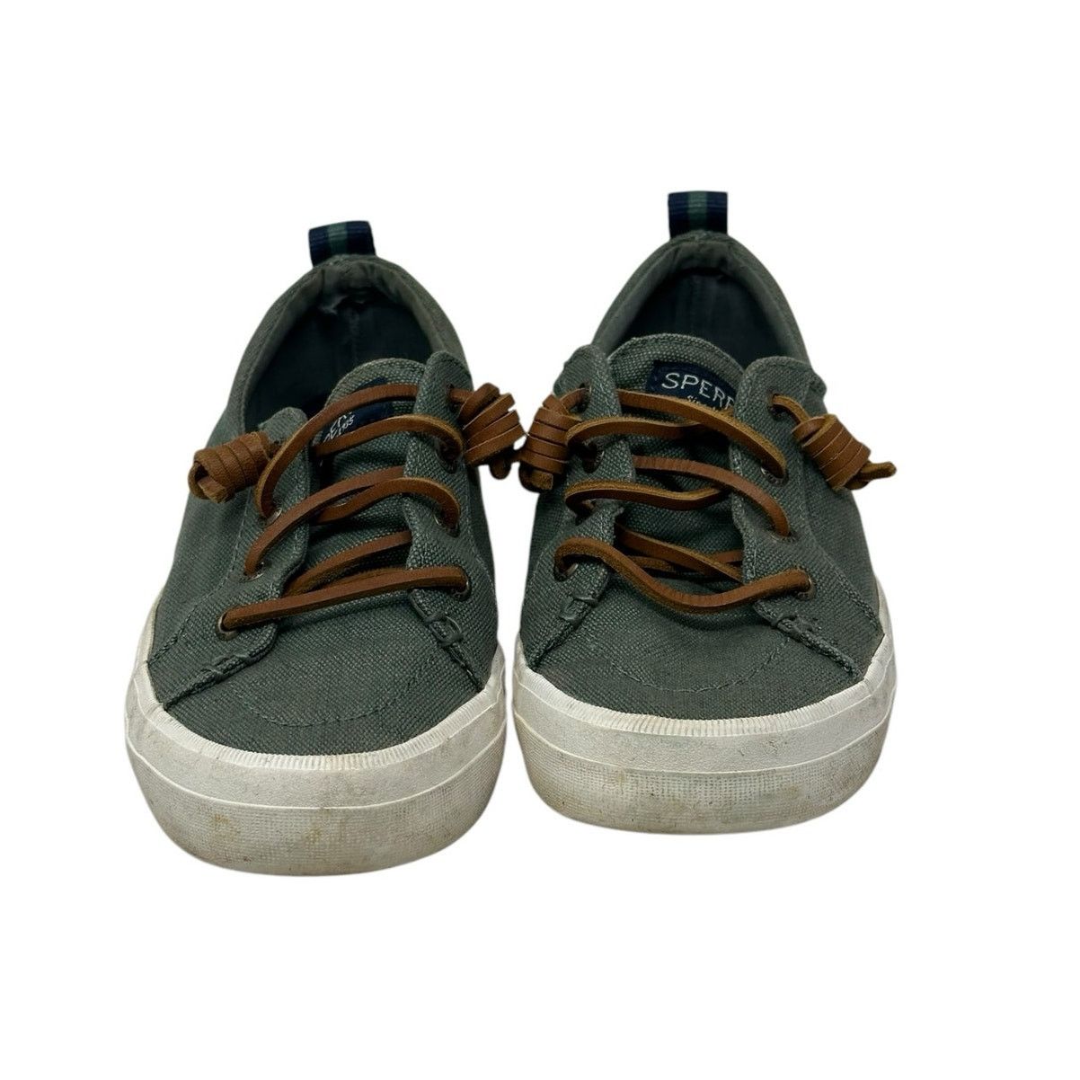 Sperry SPERRY green canvas Crest Vibe DUCK MONTAN Sneaker Size 6 Size US 6 / IT 36 - 11 Thumbnail