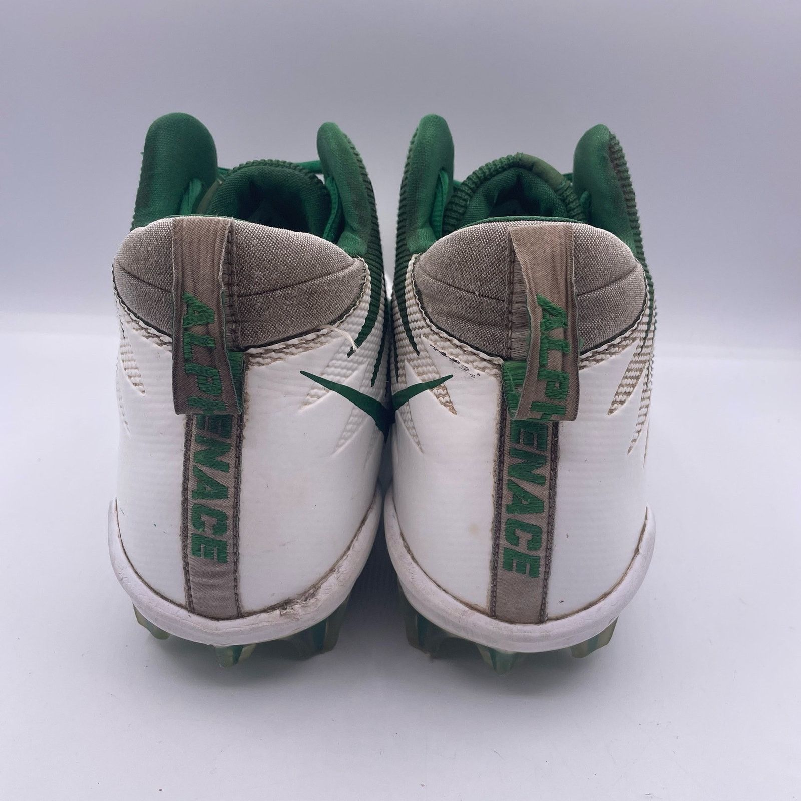 Nike Nike Alpha Pro Menace Football Cleats Green White Mens 13 Size US 13 / EU 46 - 4 Thumbnail