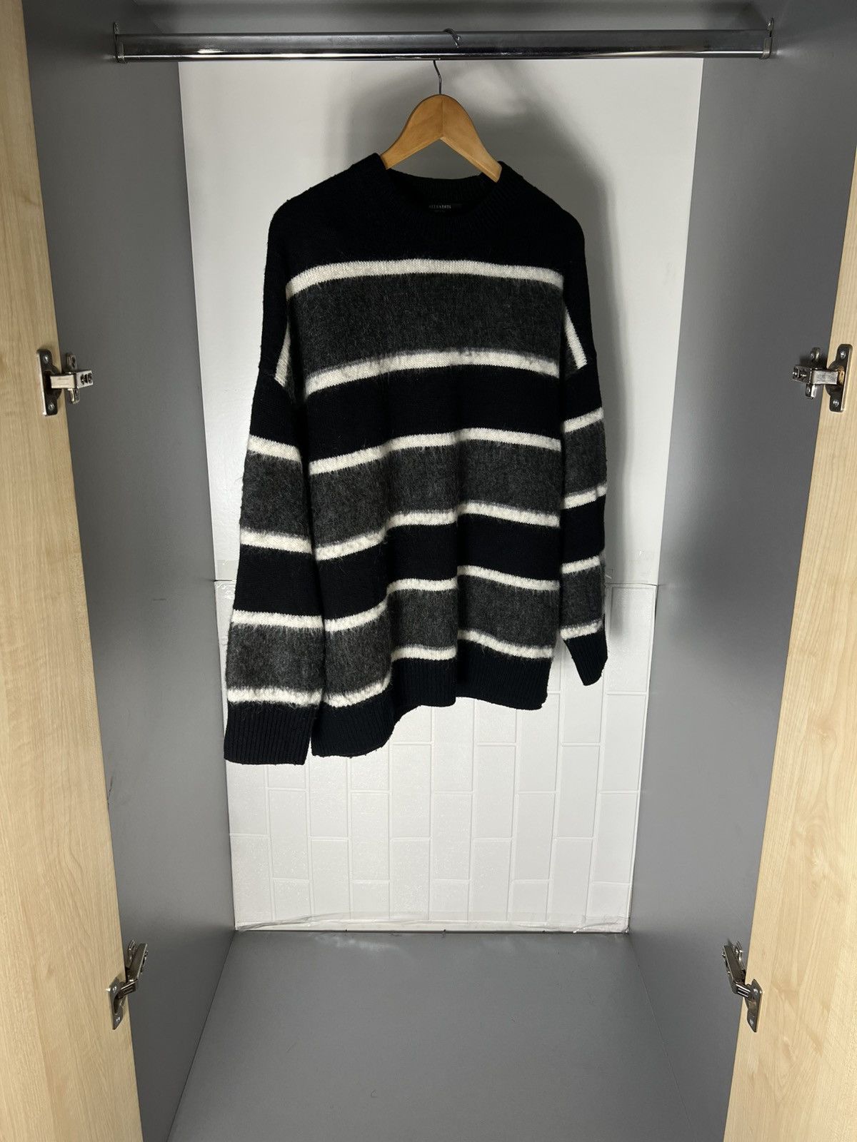 Allsaints ALLSAINTS DESIGNER SWEATER WOOL KNIT JAPANESE BRAND LUXURY Size US M / EU 48-50 / 2 - 3 Thumbnail